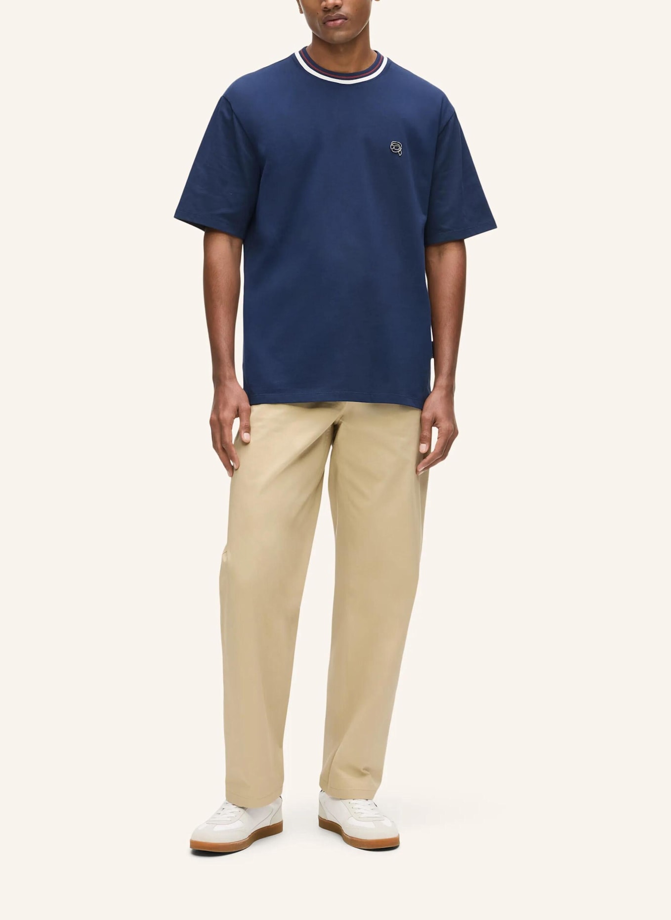 KARL LAGERFELD T-shirt: DUNKELBLAU