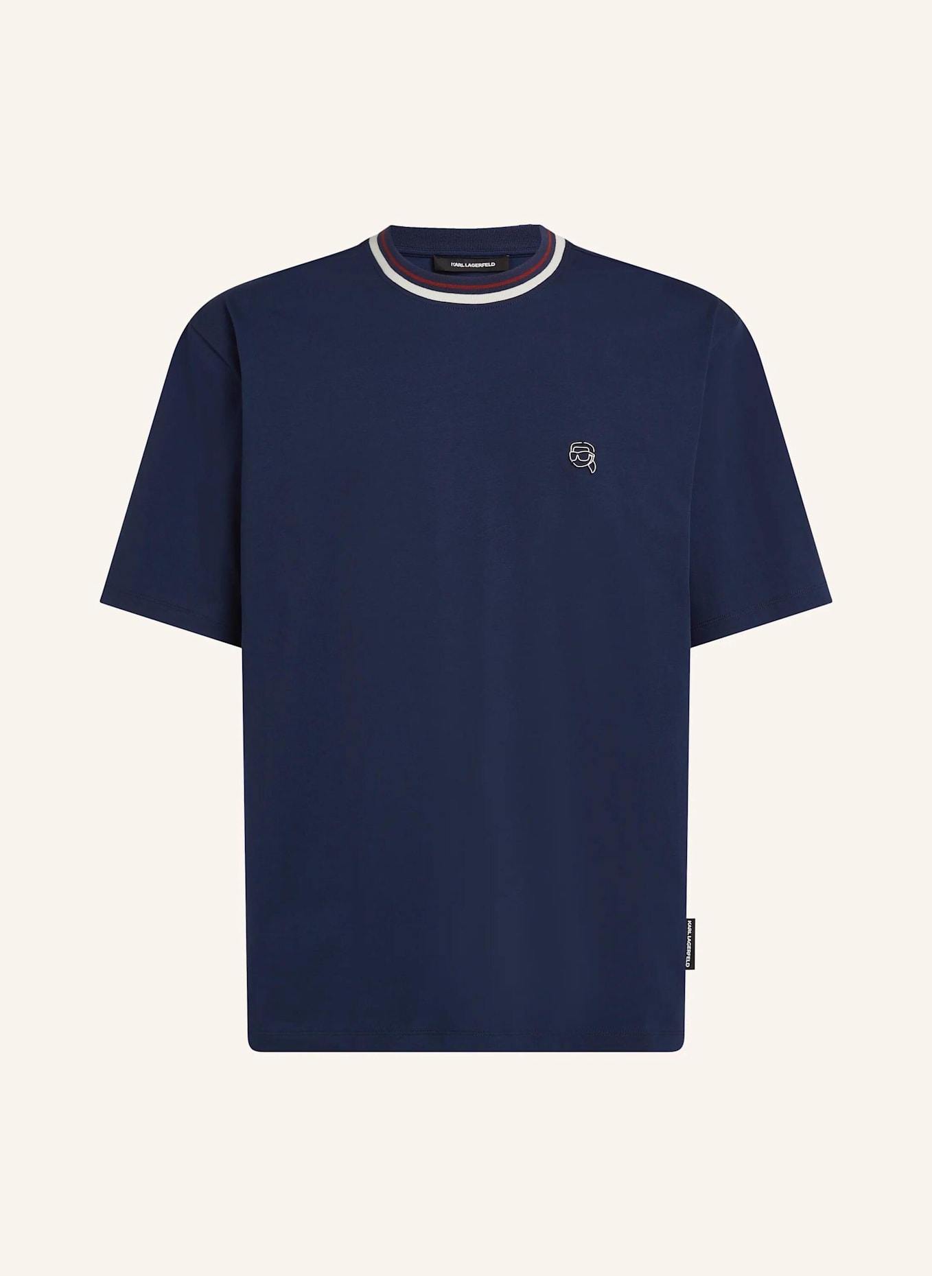 KARL LAGERFELD T-shirt: DUNKELBLAU