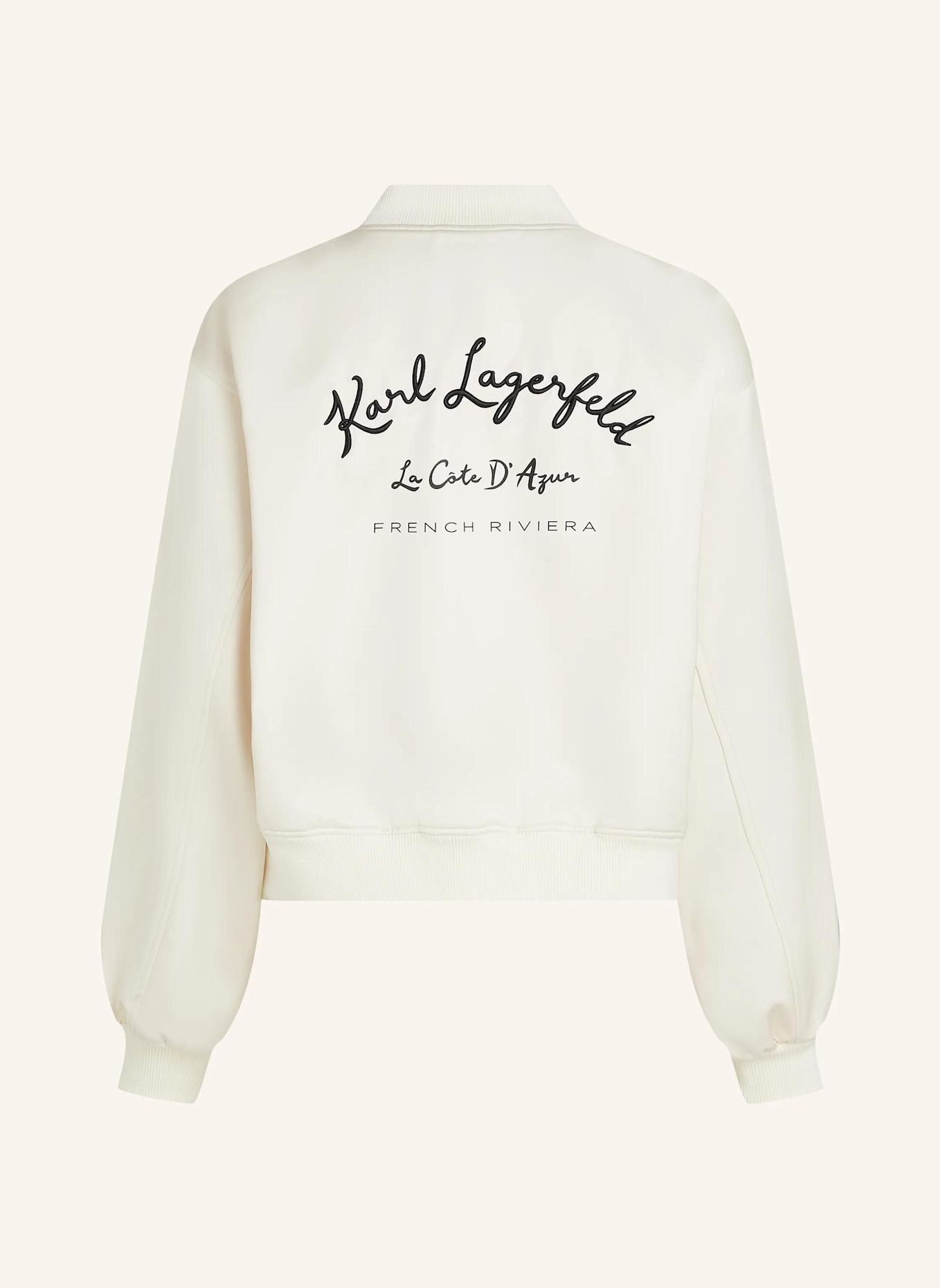 KARL LAGERFELD Bomberjacke: BEIGE