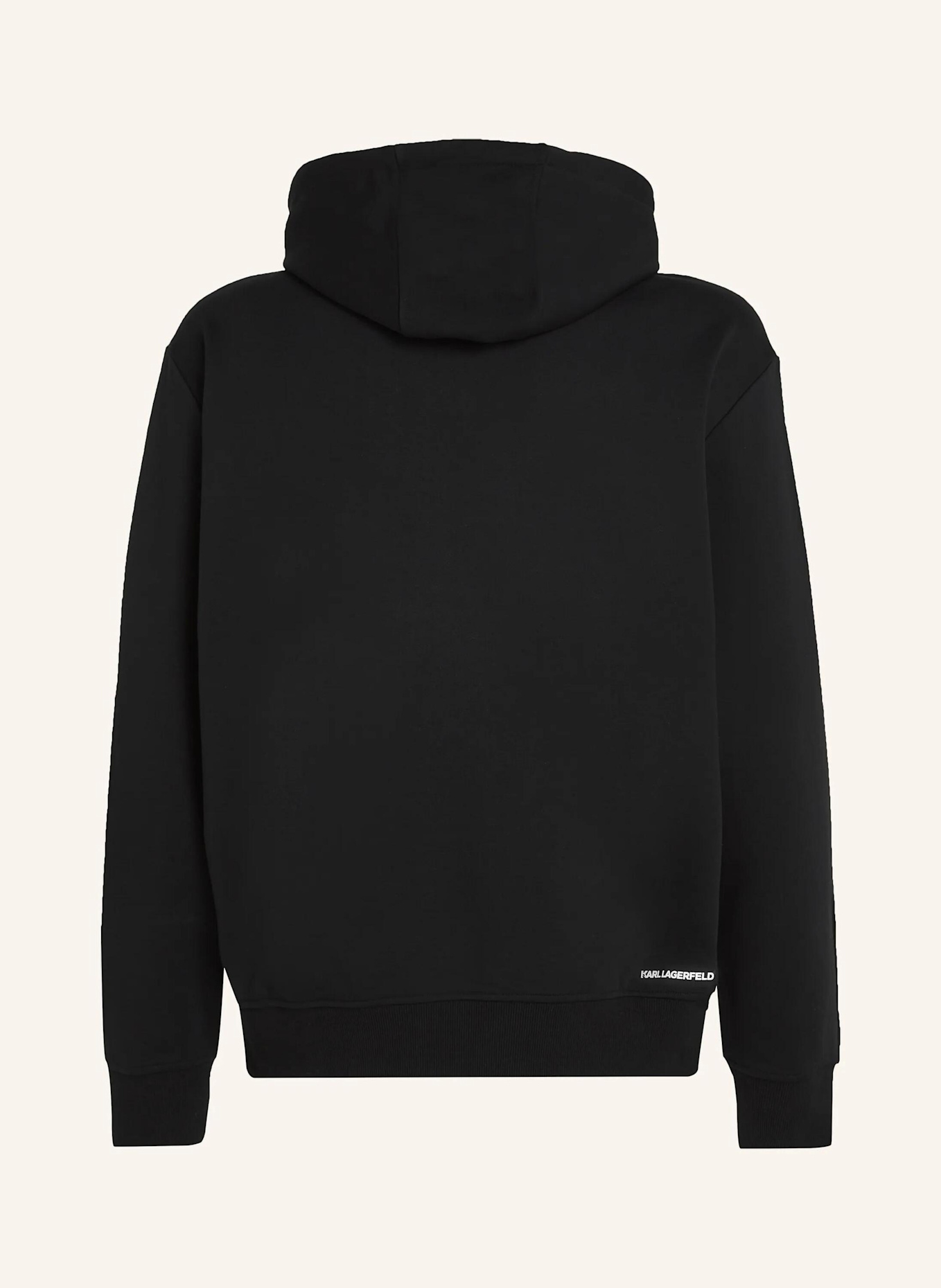 KARL LAGERFELD Hoodie: SCHWARZ