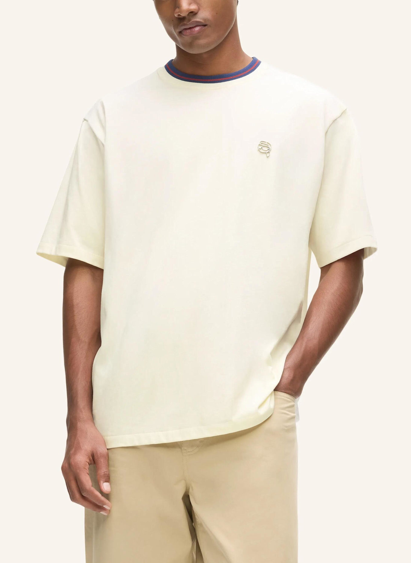 KARL LAGERFELD T-shirt: BEIGE