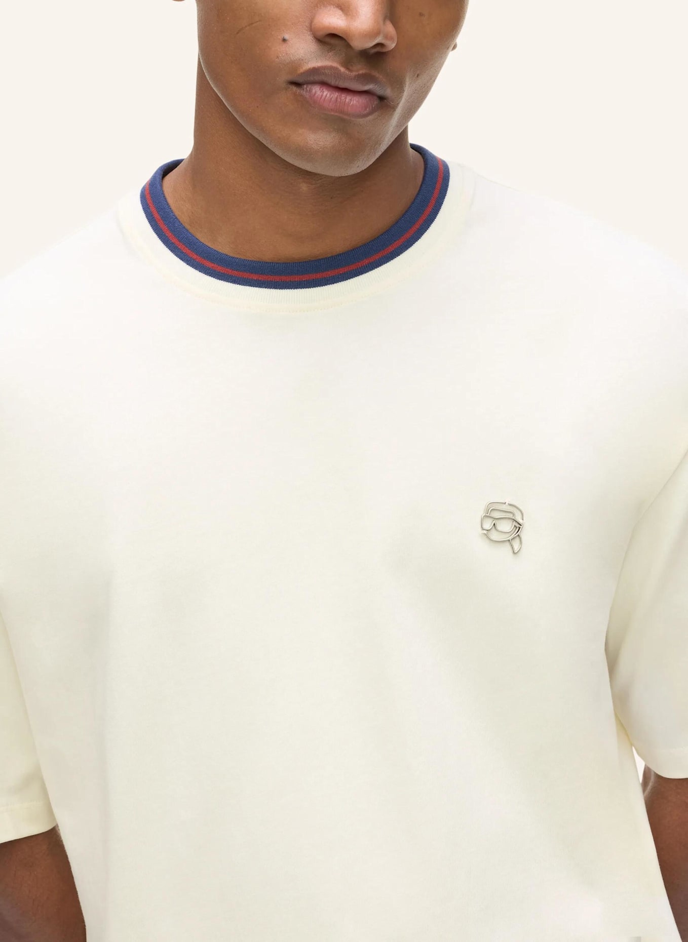 KARL LAGERFELD T-shirt: BEIGE