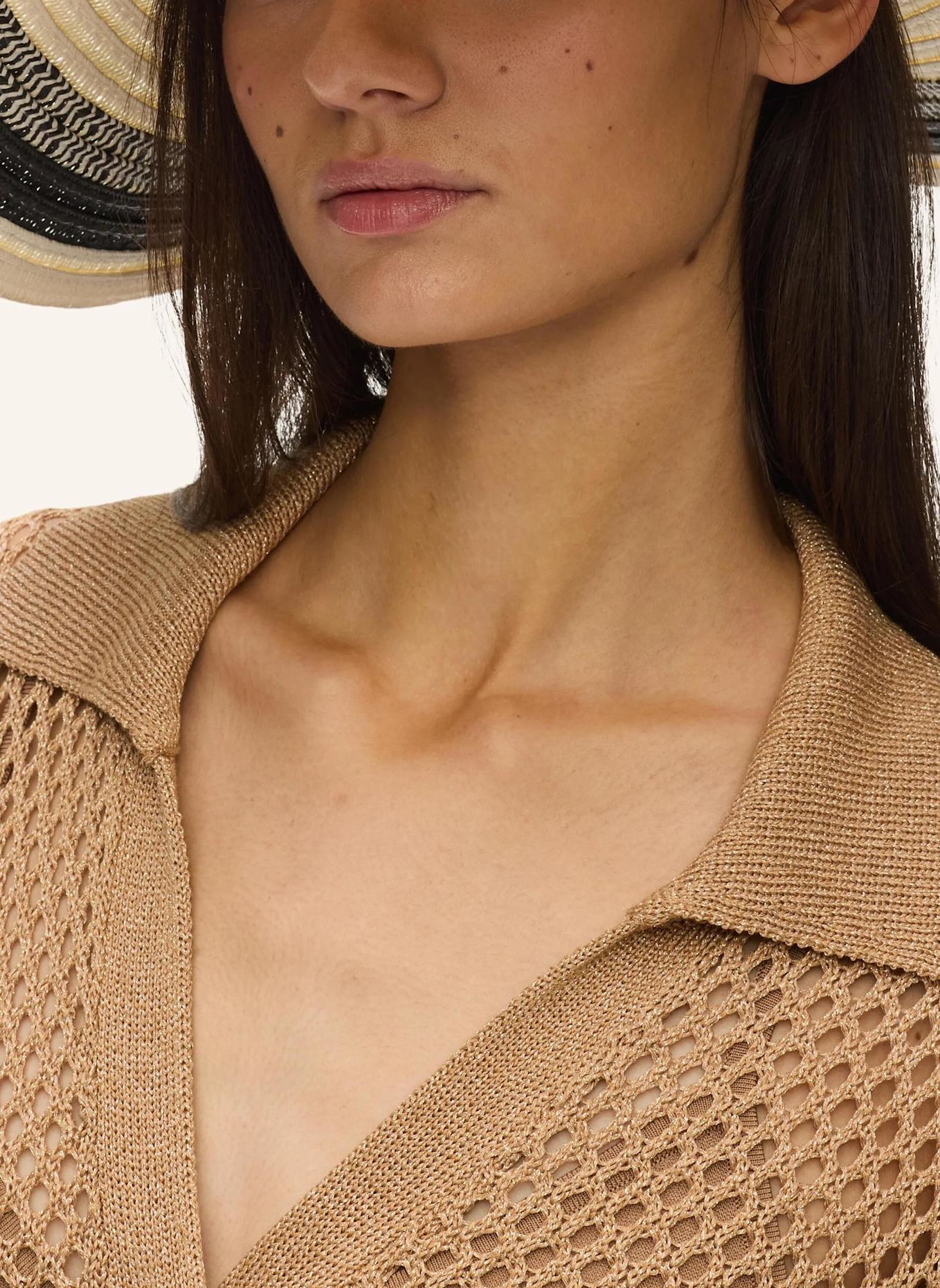 KARL LAGERFELD Hut: WEISS/ SCHWARZ