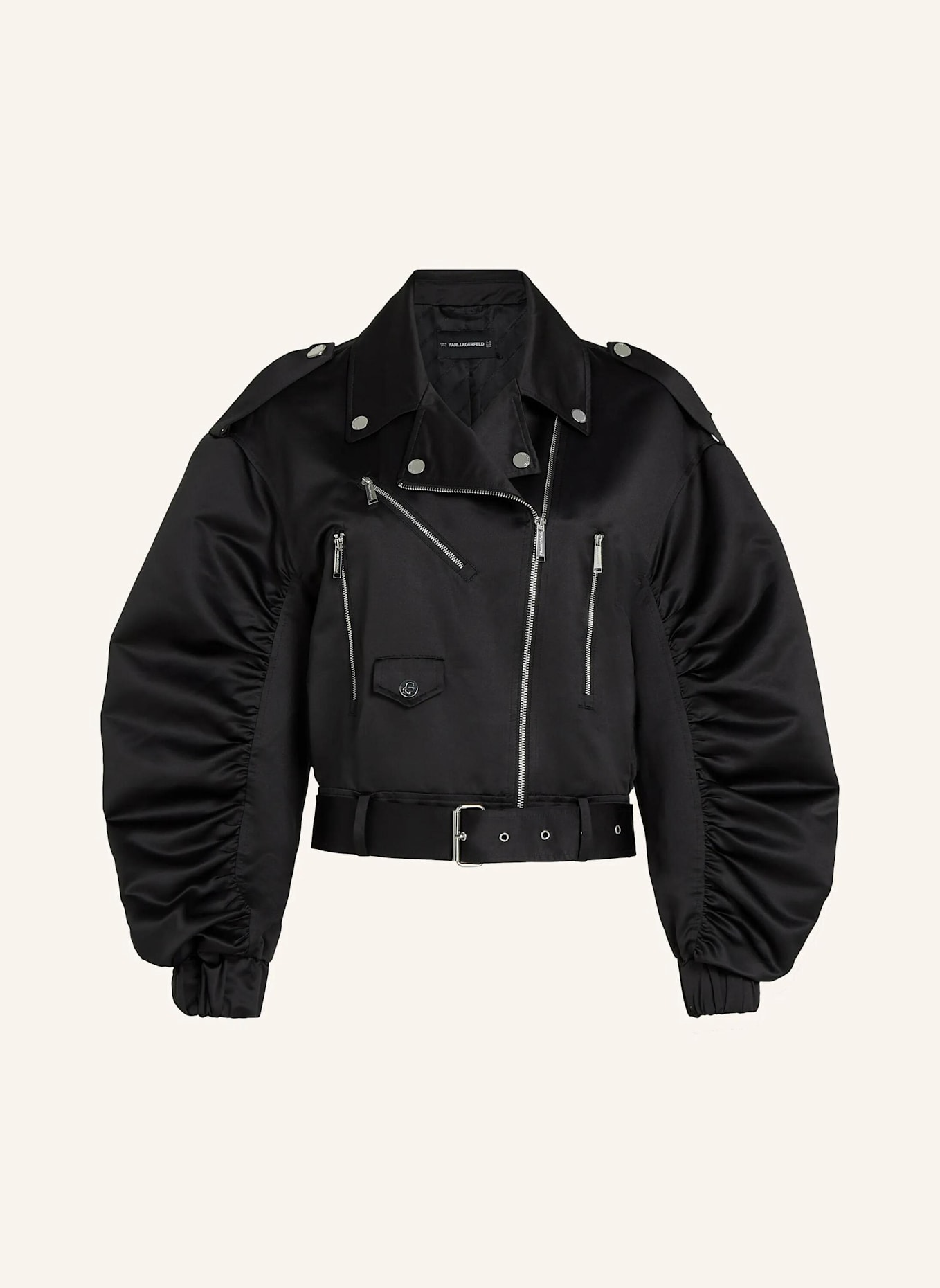 KARL LAGERFELD Bomberjacke: SCHWARZ