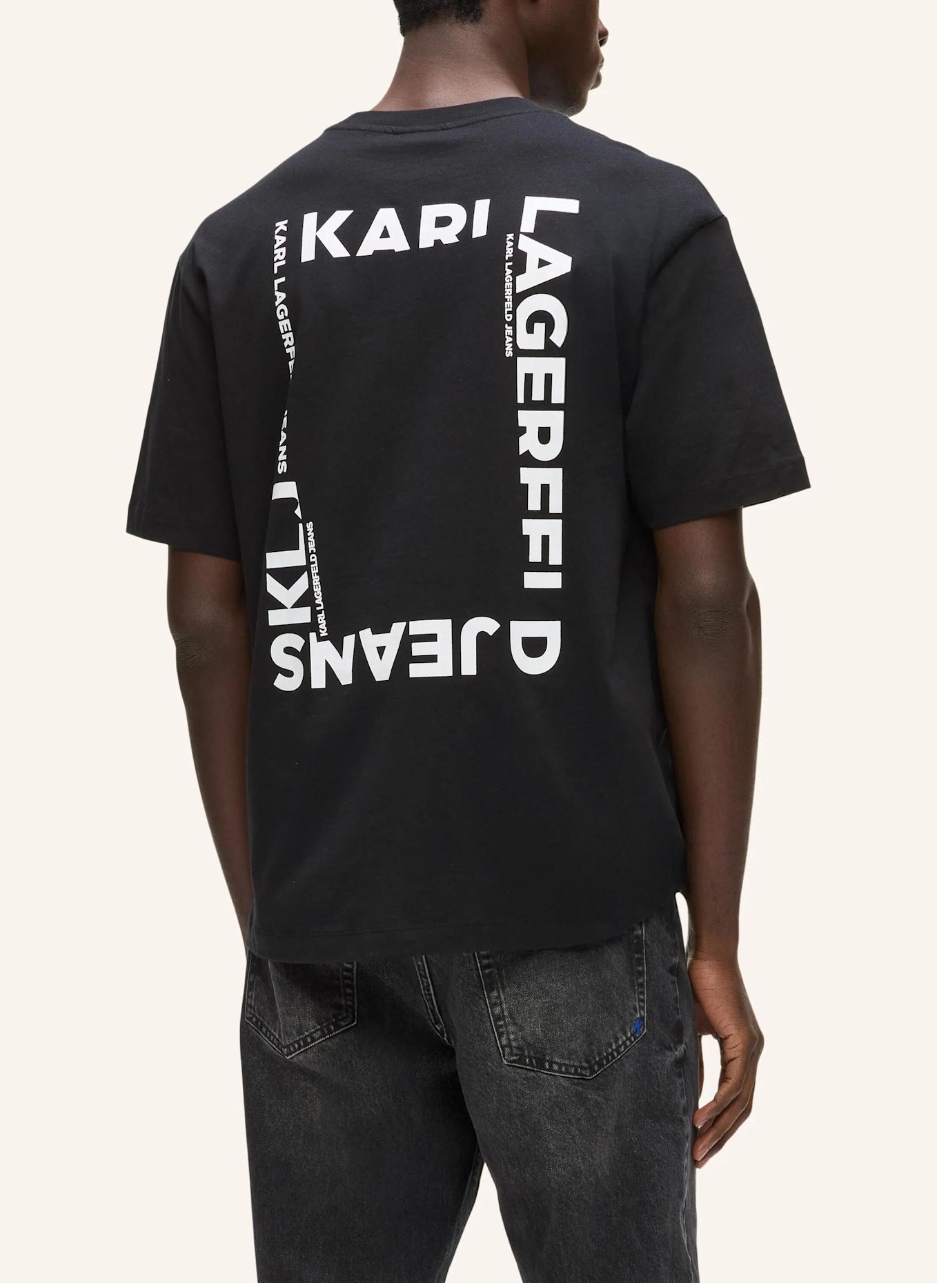 KARL LAGERFELD JEANS T-shirt: SCHWARZ