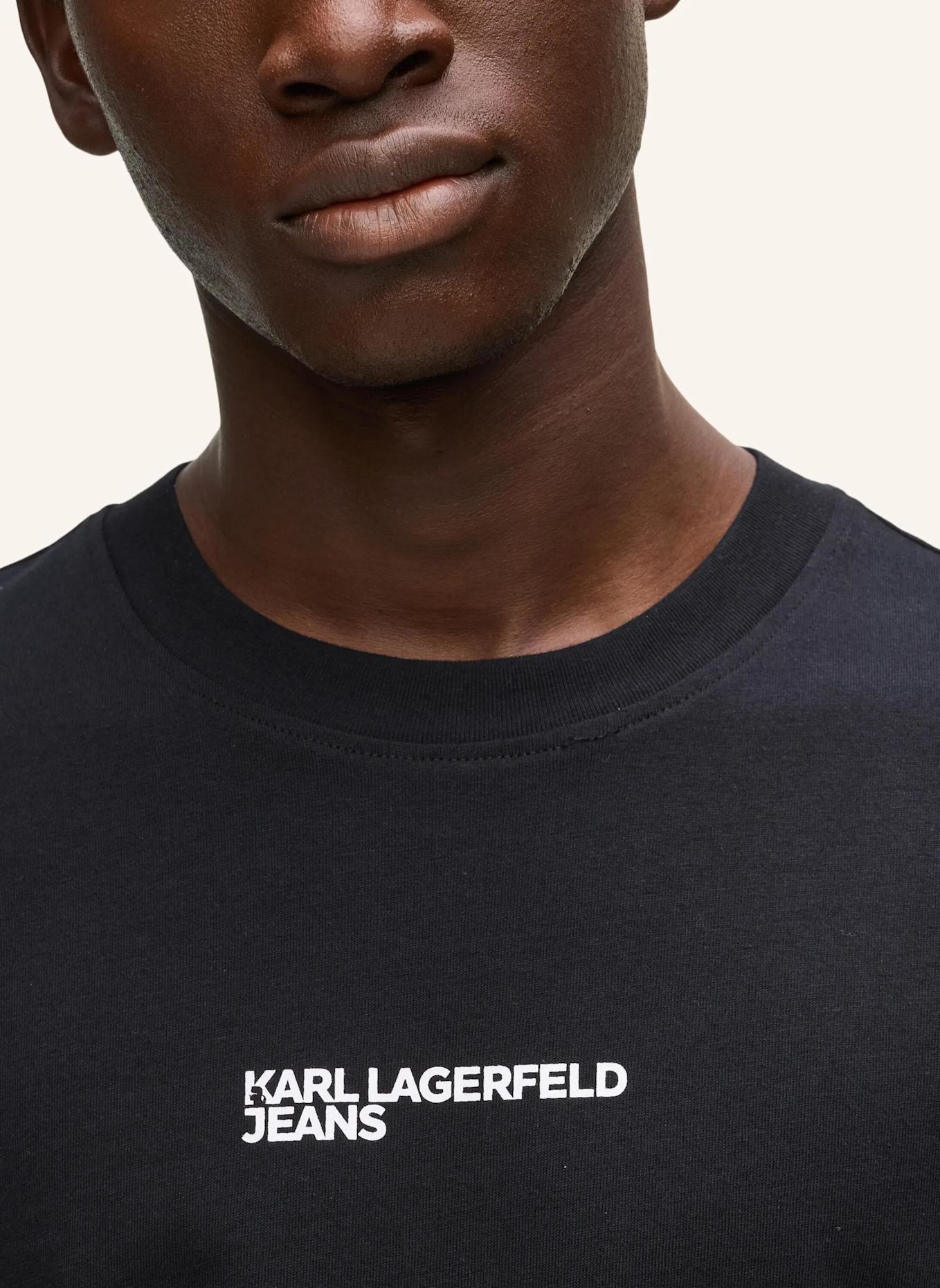 KARL LAGERFELD JEANS T-shirt: SCHWARZ