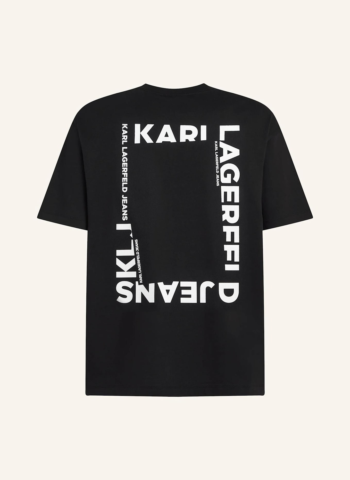 KARL LAGERFELD JEANS T-shirt: SCHWARZ