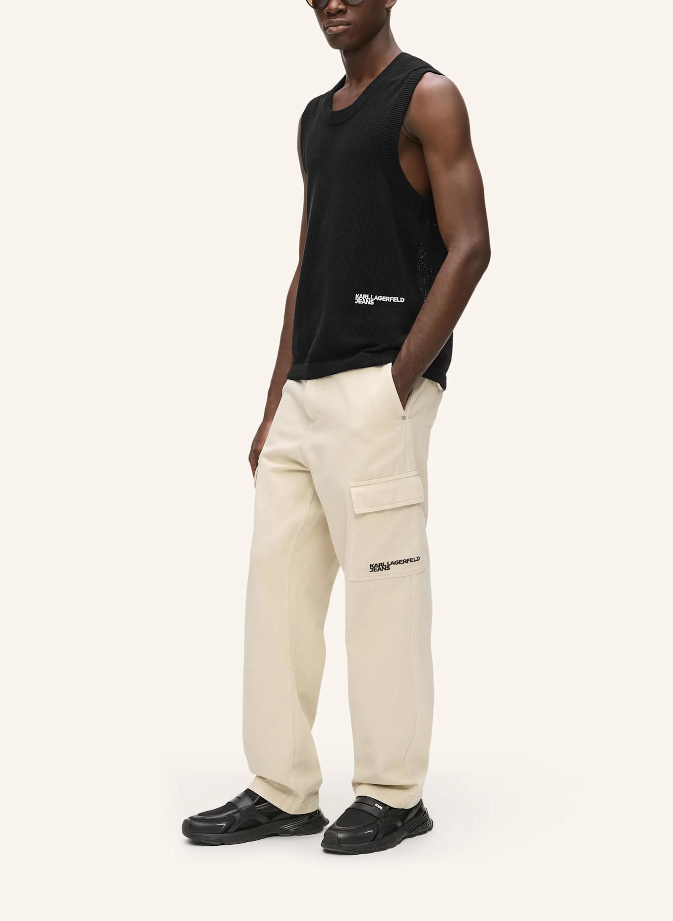 KARL LAGERFELD JEANS Sweatshirt: SCHWARZ