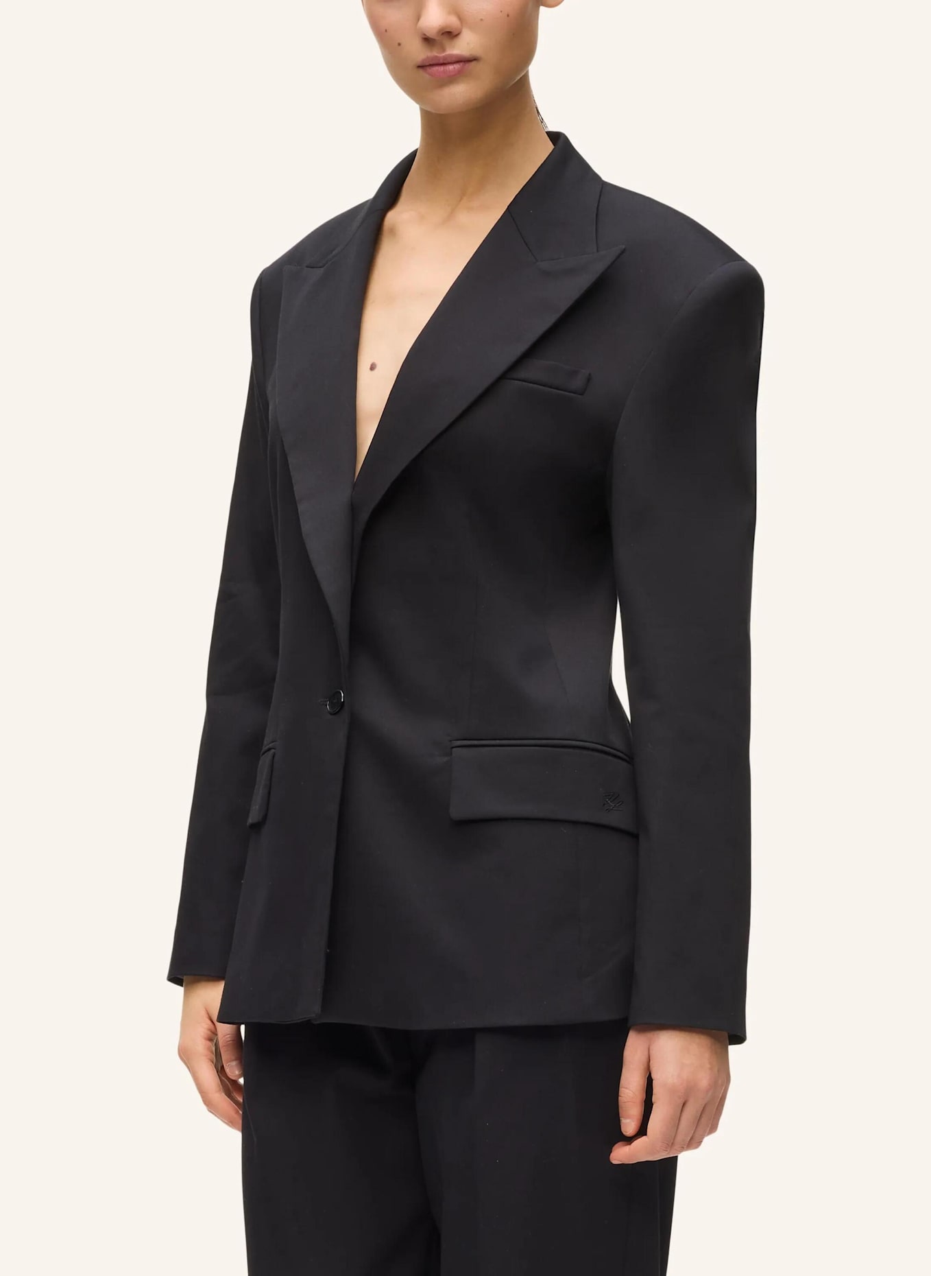 KARL LAGERFELD Blazer: SCHWARZ