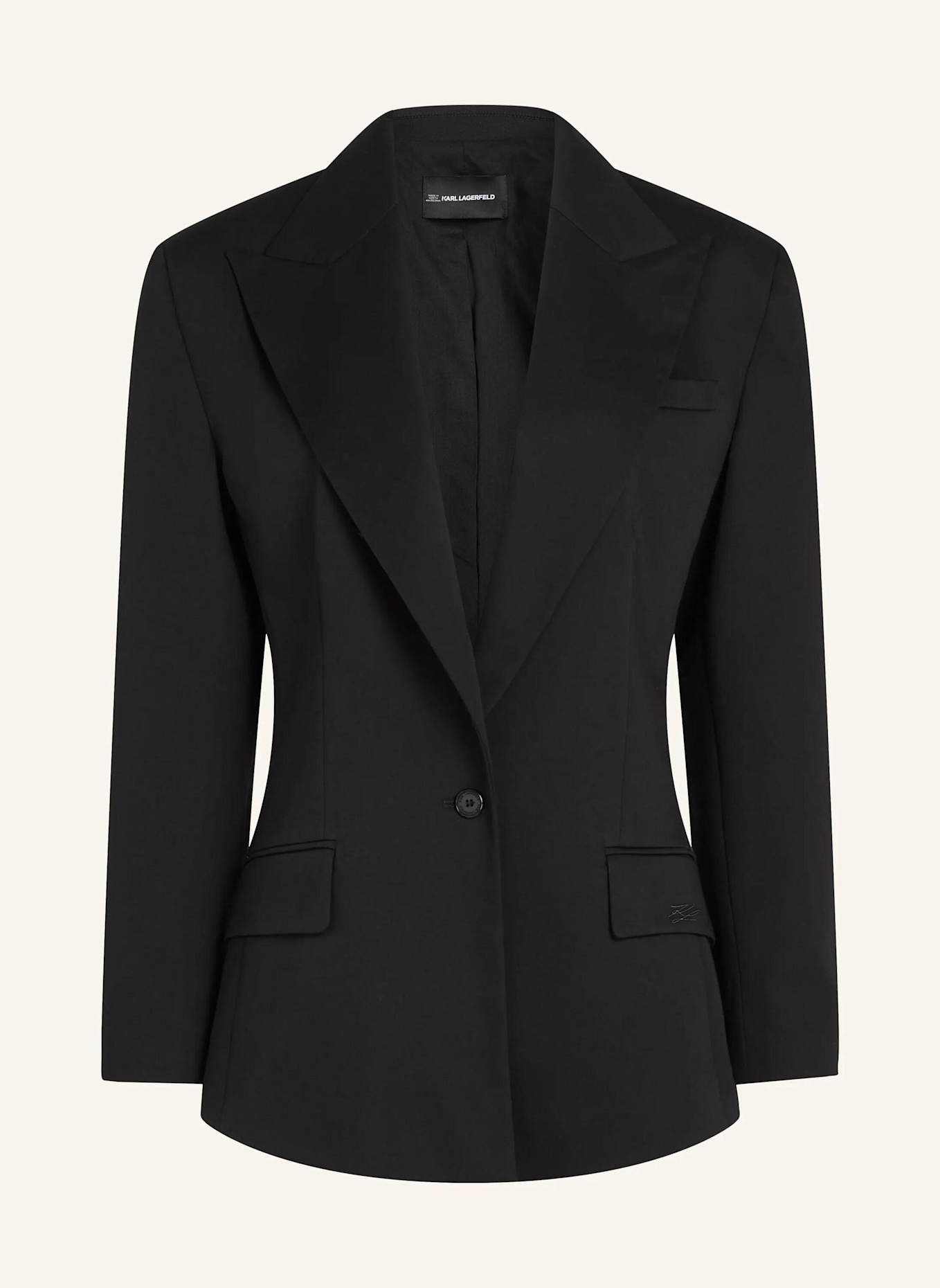 KARL LAGERFELD Blazer: SCHWARZ