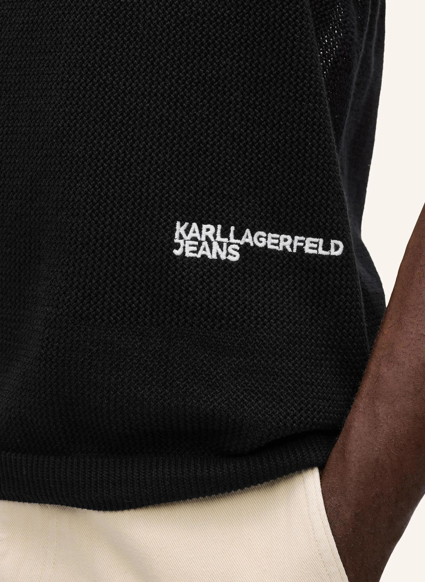 KARL LAGERFELD JEANS Sweatshirt: SCHWARZ