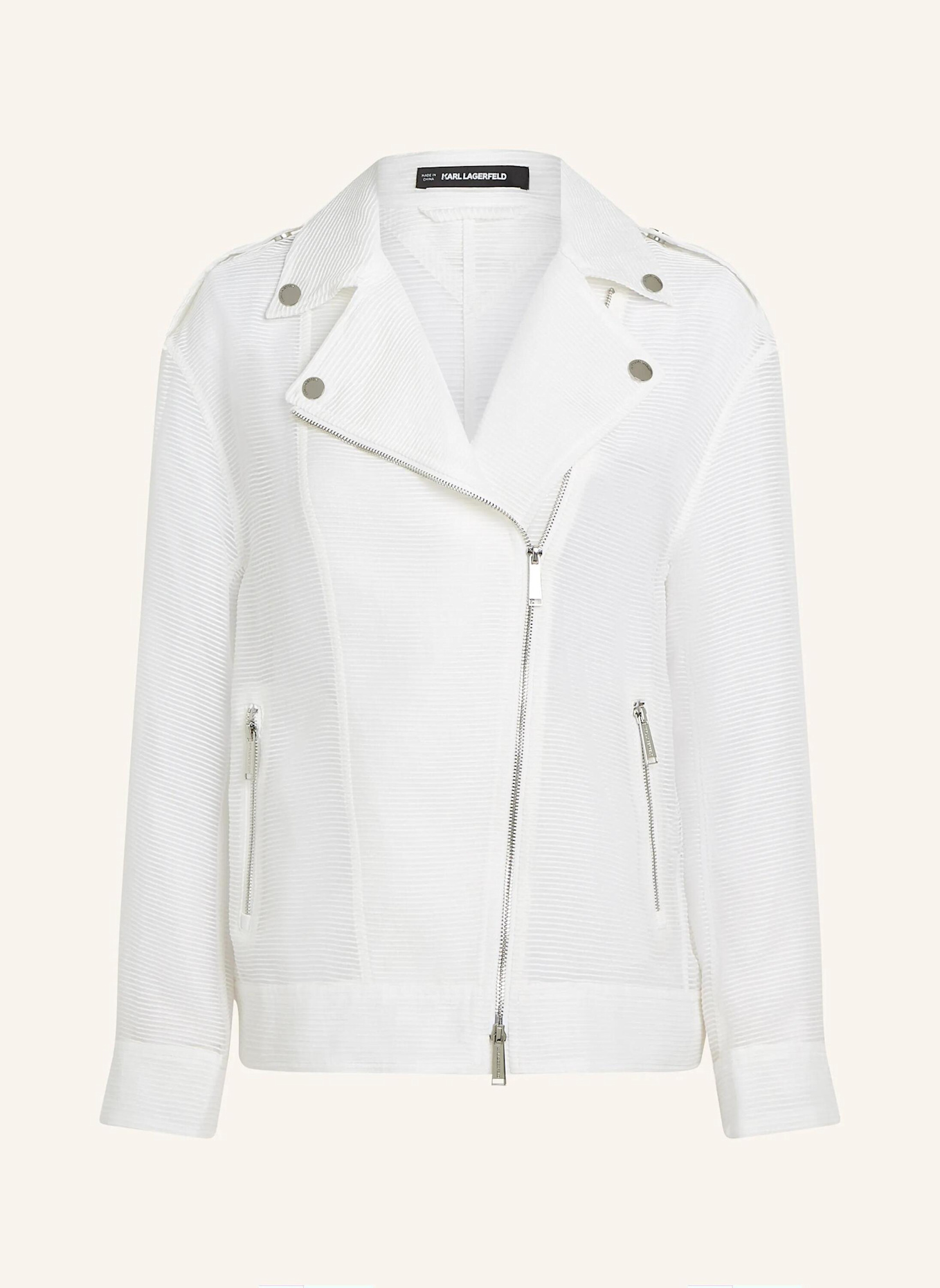 KARL LAGERFELD Jacke: WEISS