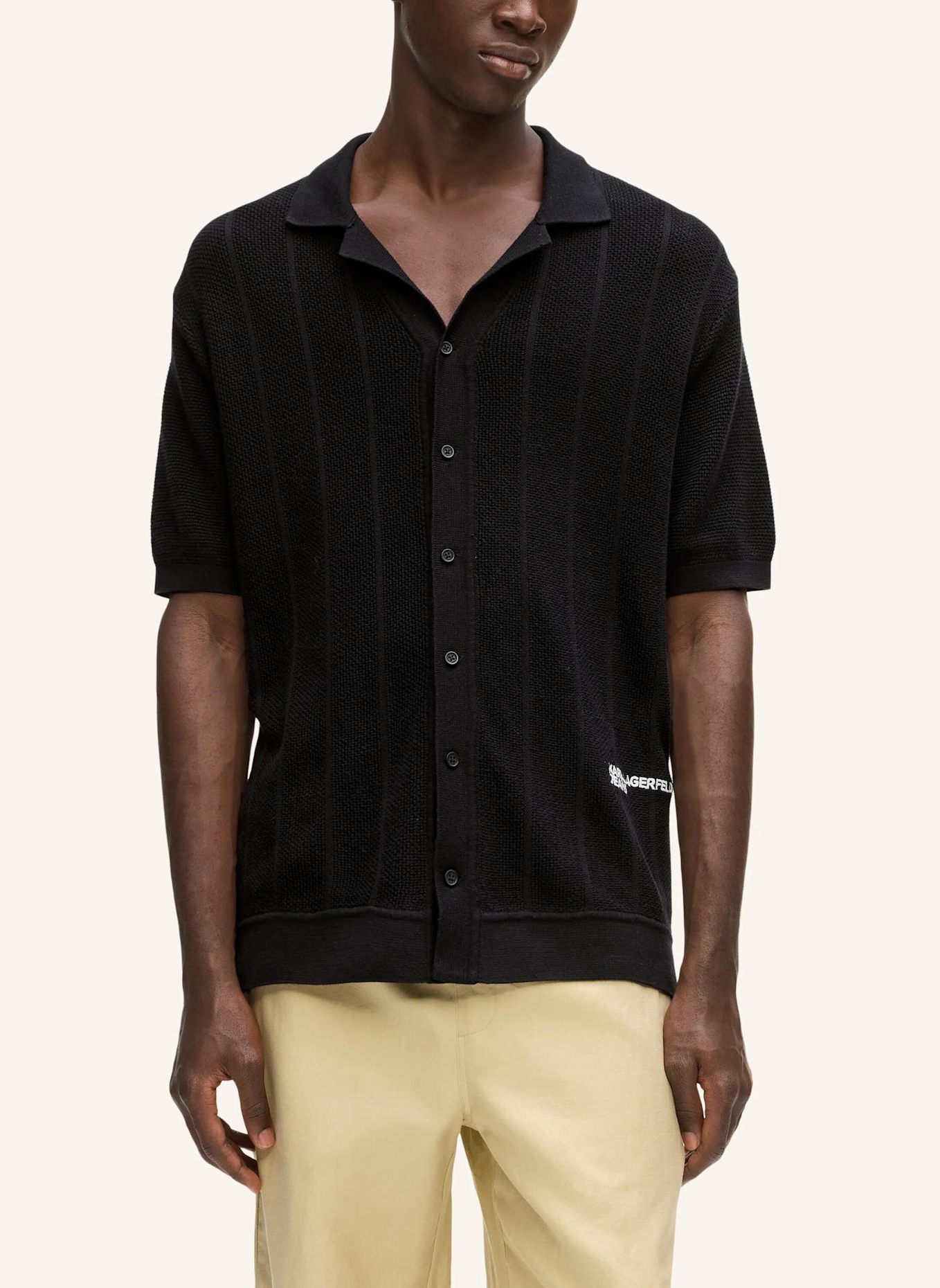 KARL LAGERFELD JEANS Poloshirt: SCHWARZ