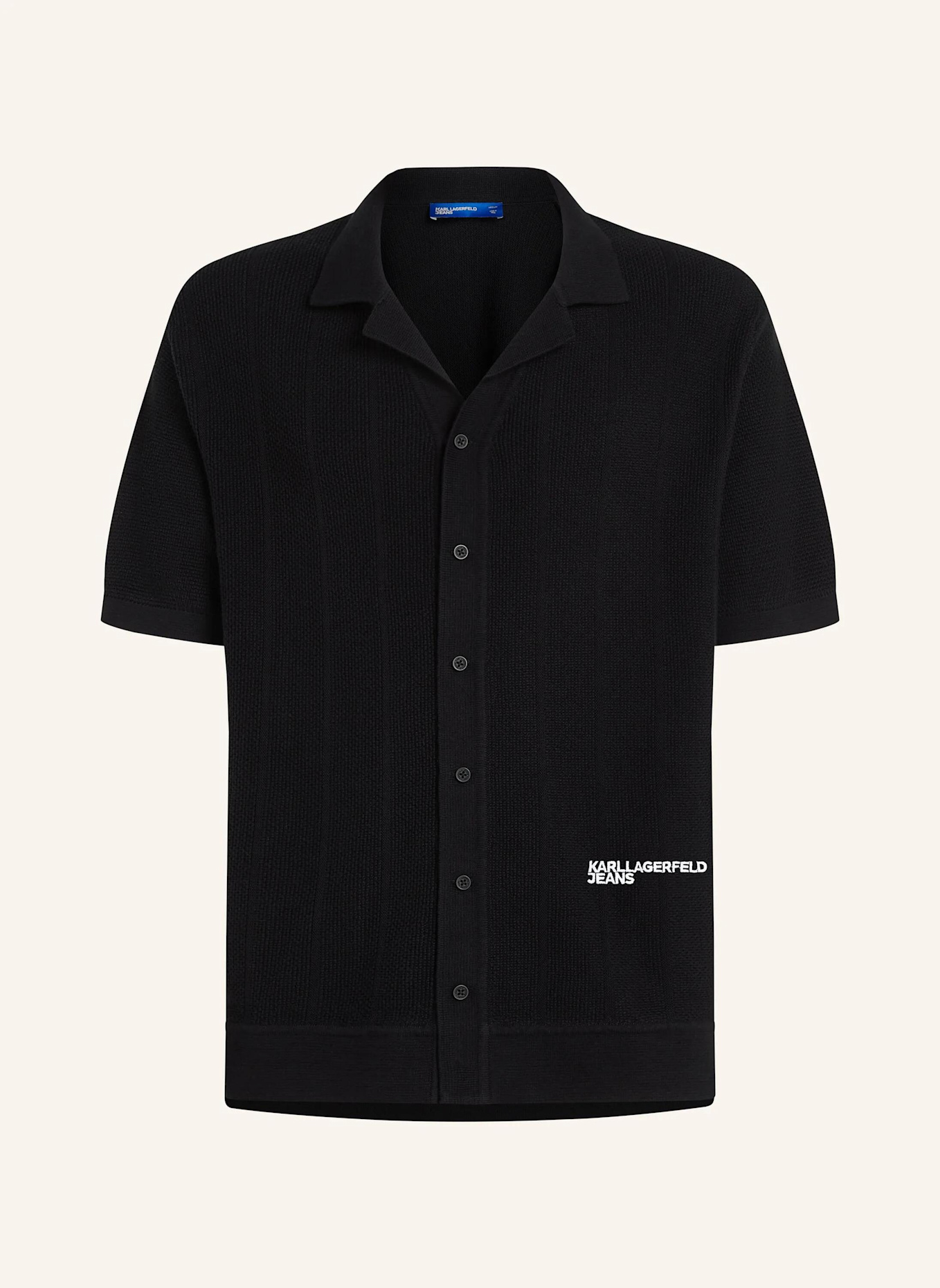 KARL LAGERFELD JEANS Poloshirt: SCHWARZ