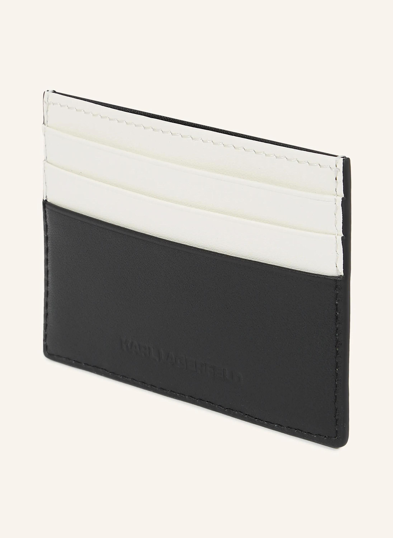 KARL LAGERFELD Kartenetui: SCHWARZ