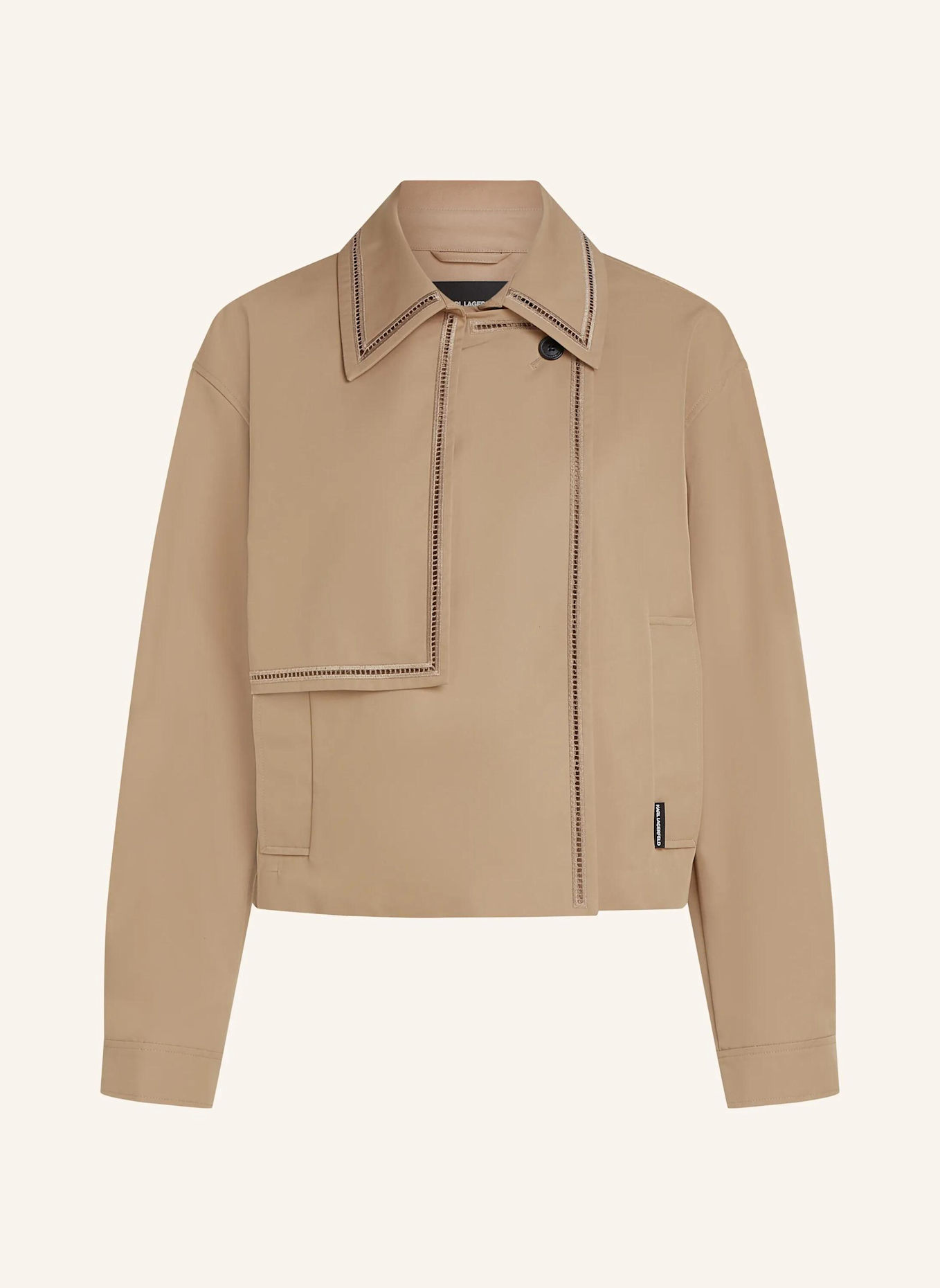 KARL LAGERFELD Mantel: BRAUN