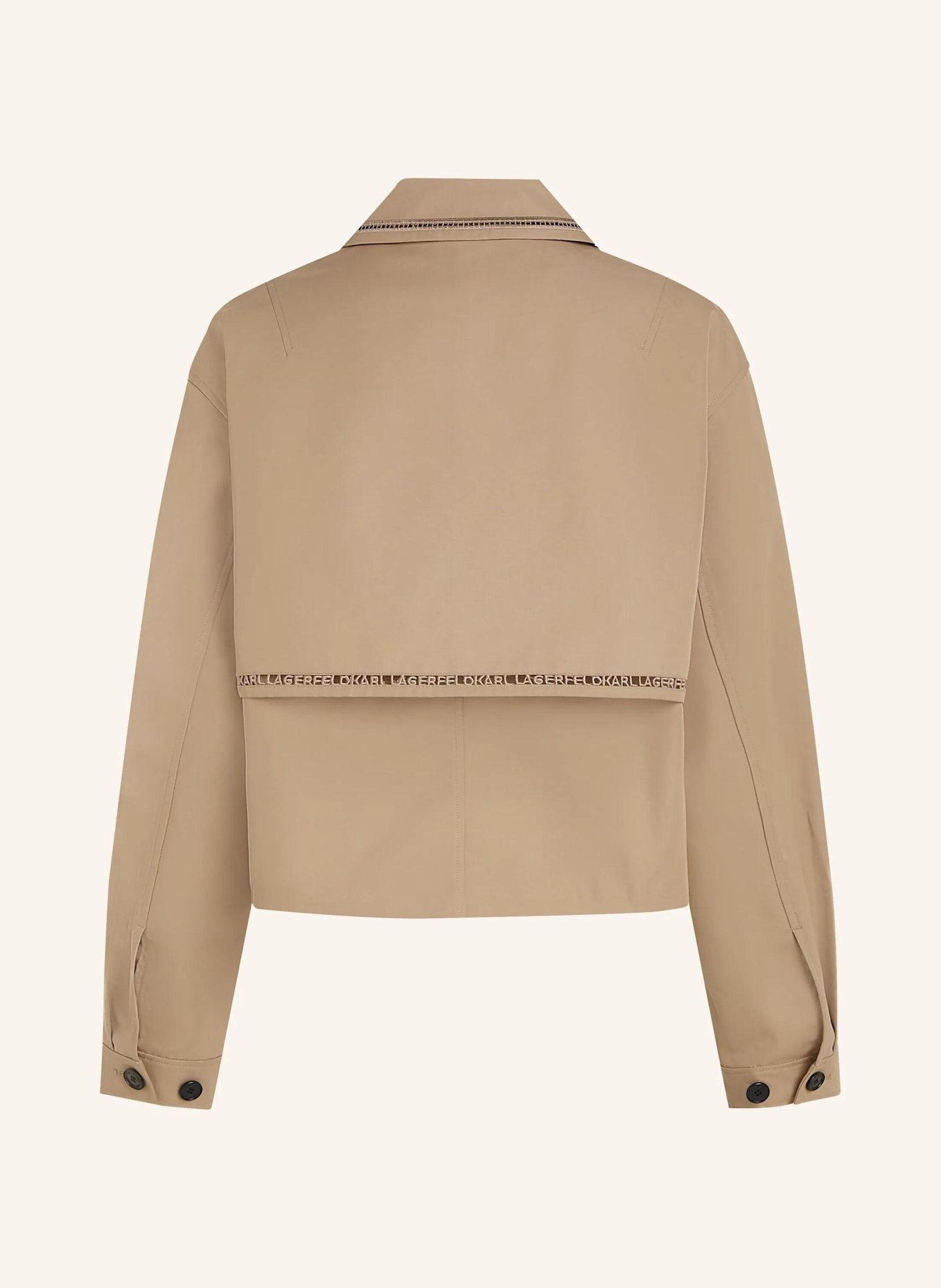 KARL LAGERFELD Mantel: BRAUN