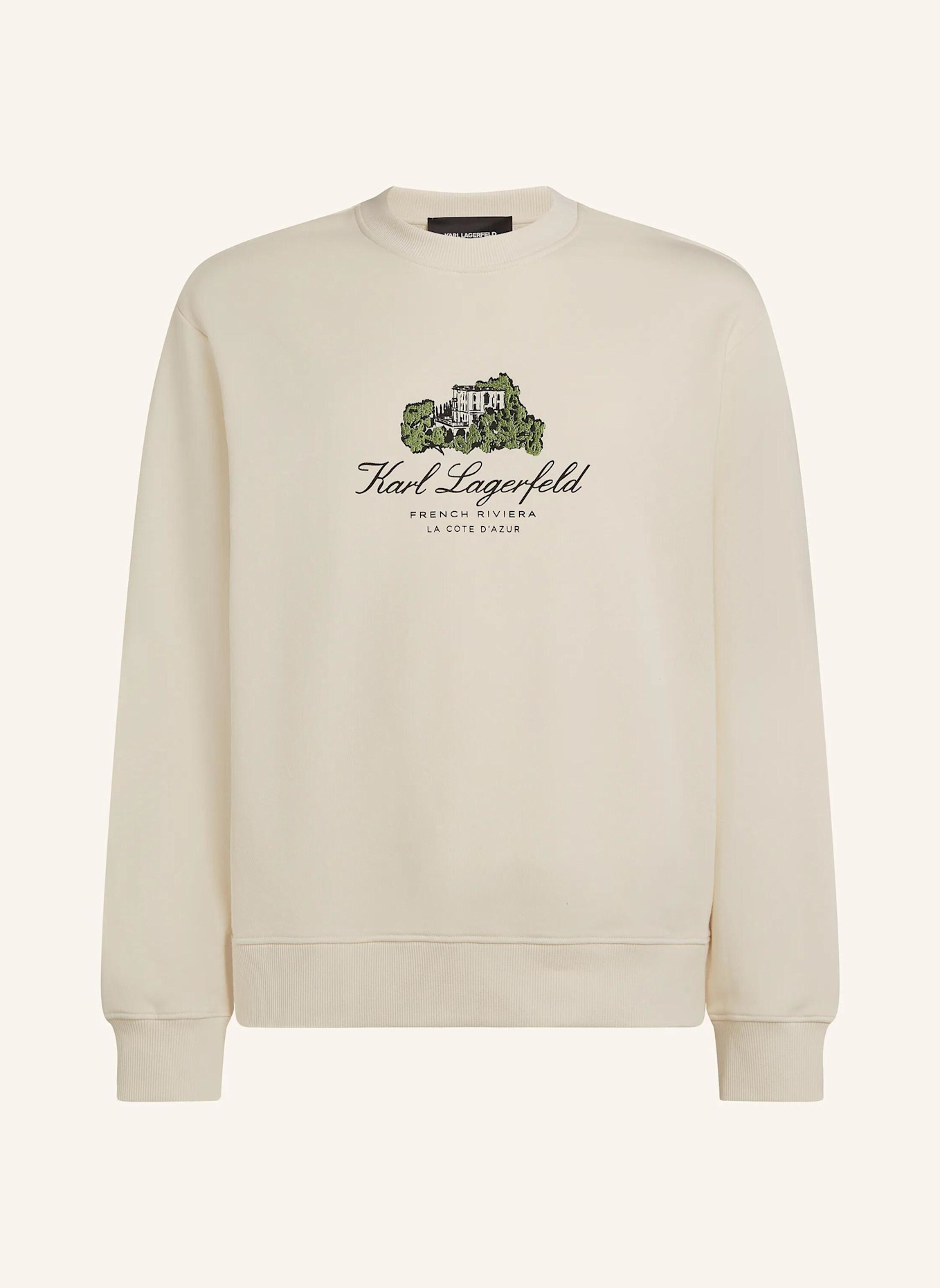 KARL LAGERFELD Sweatshirt: BEIGE