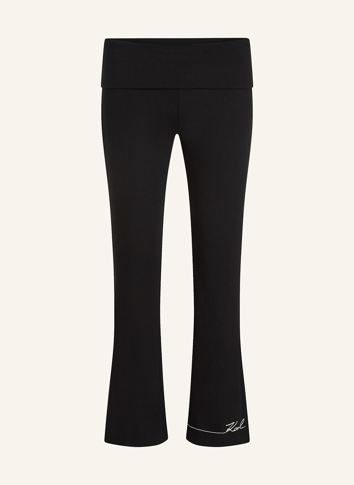 KARL LAGERFELD Hose: SCHWARZ