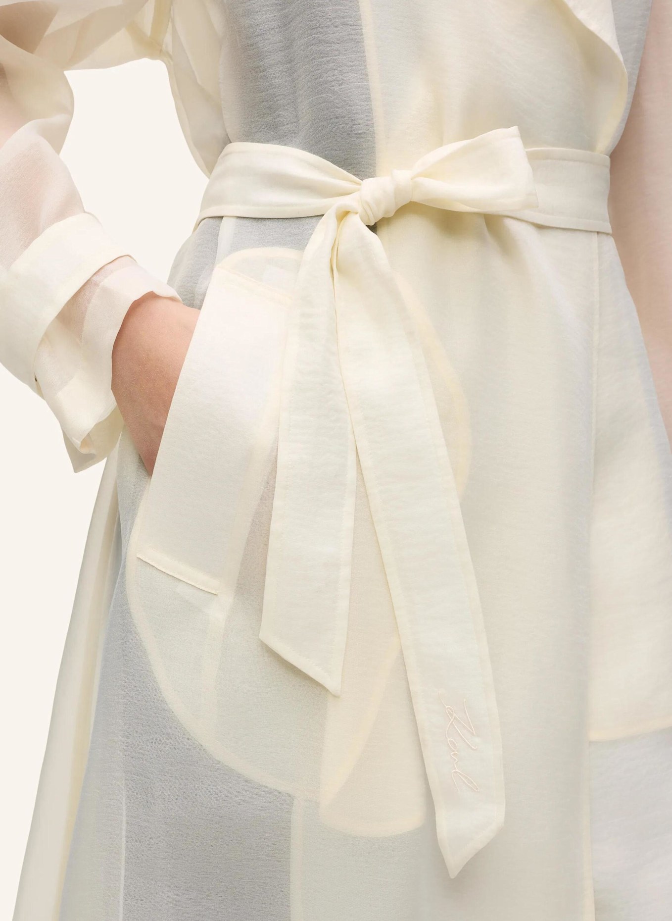 KARL LAGERFELD Mantel: BEIGE