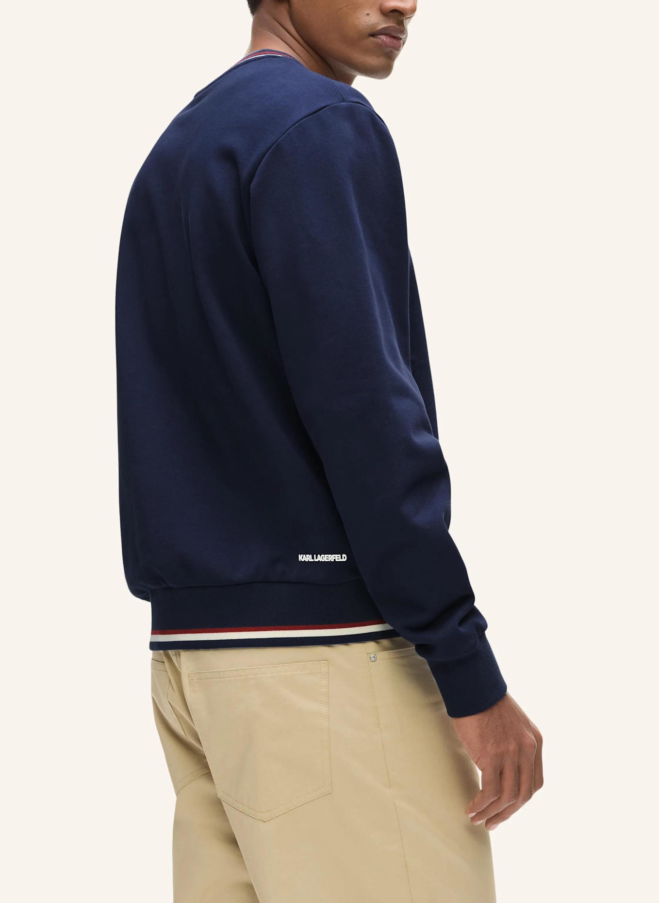 KARL LAGERFELD Sweatshirt: DUNKELBLAU