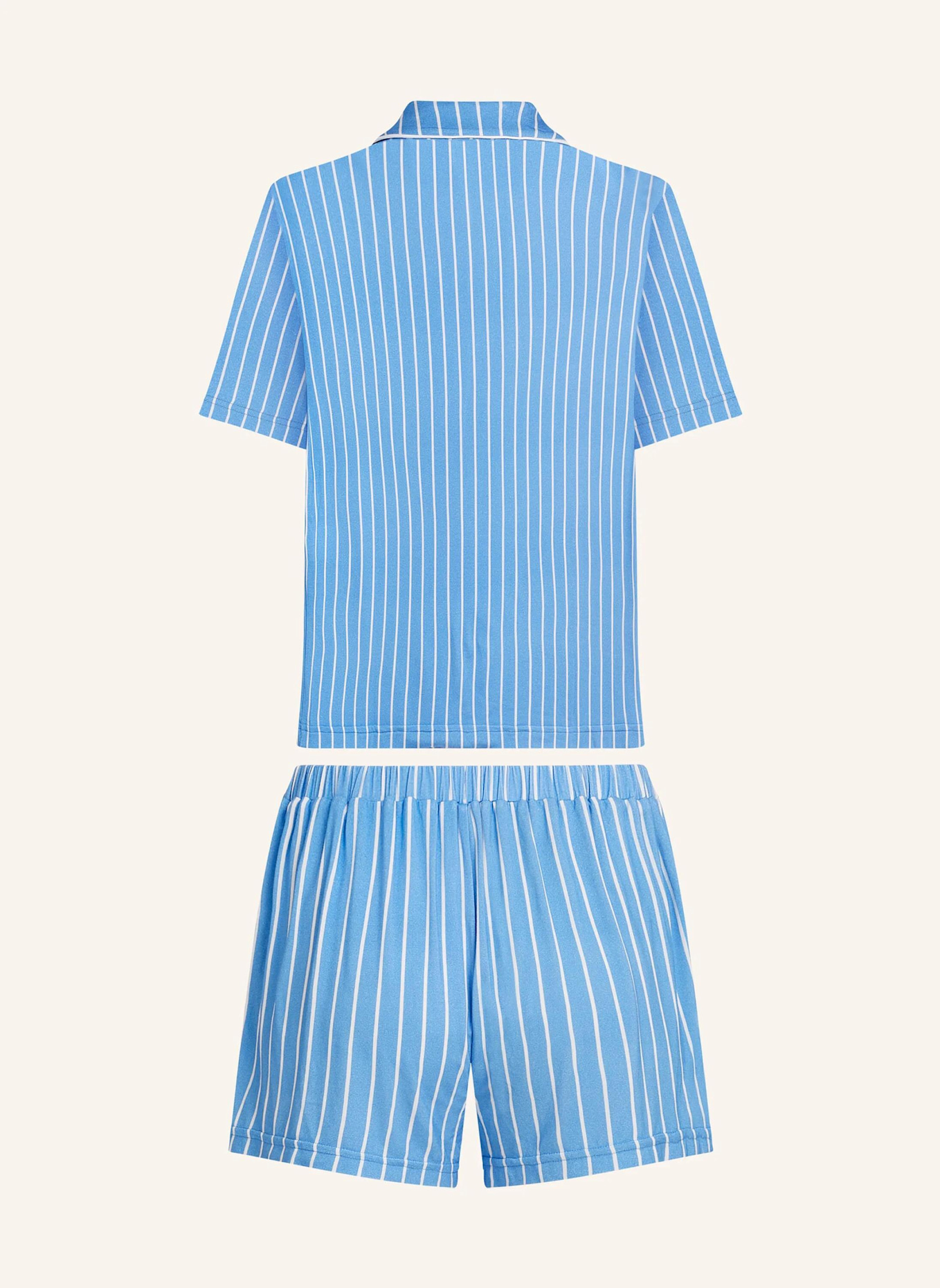 KARL LAGERFELD Nachtwäsche: BLAU/ WEISS