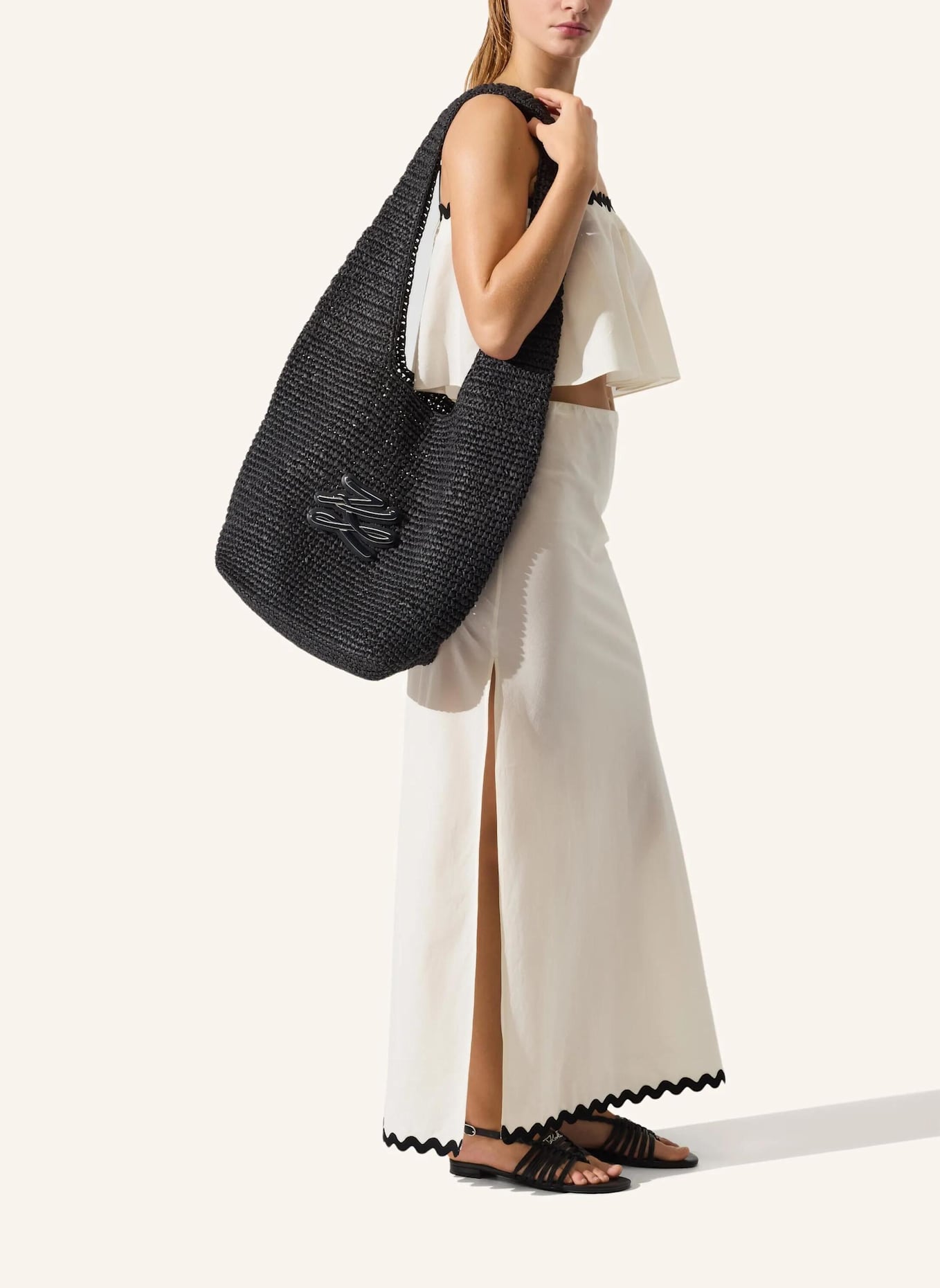 KARL LAGERFELD Rock: BEIGE