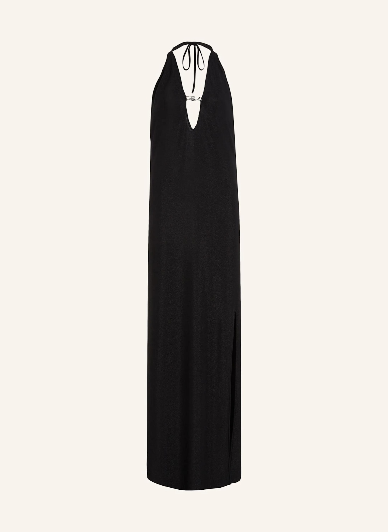 KARL LAGERFELD Strandkleid: SCHWARZ