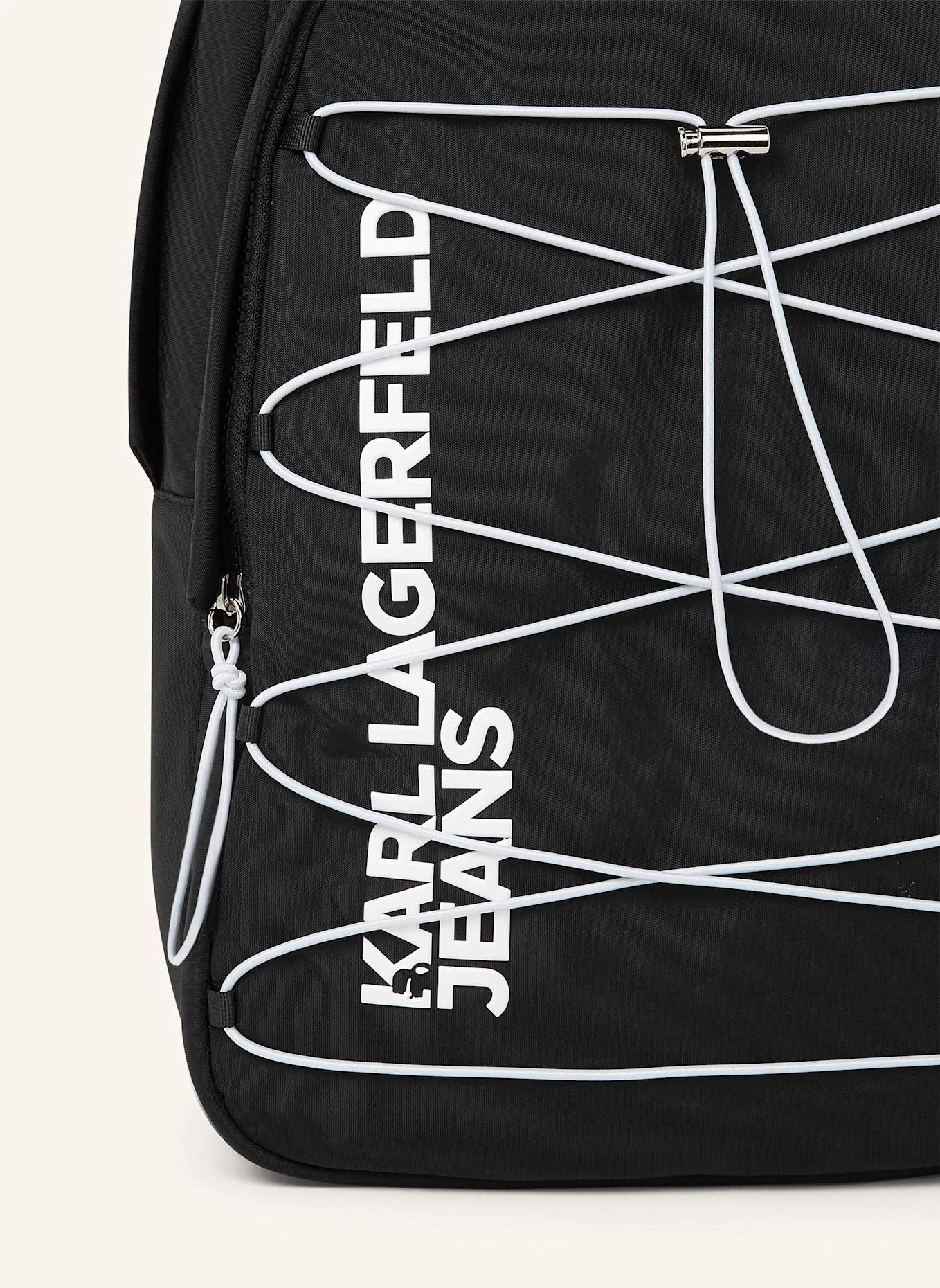 KARL LAGERFELD JEANS Rucksack: SCHWARZ