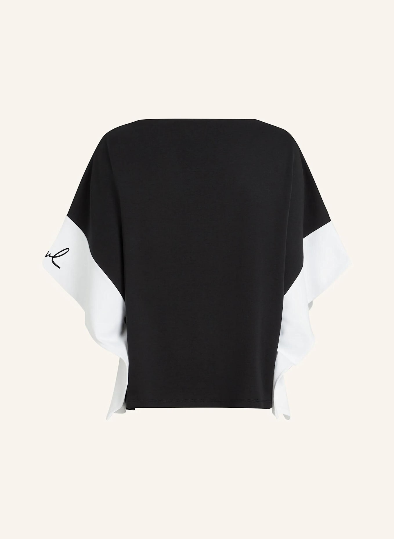 KARL LAGERFELD Top: WEISS/ SCHWARZ