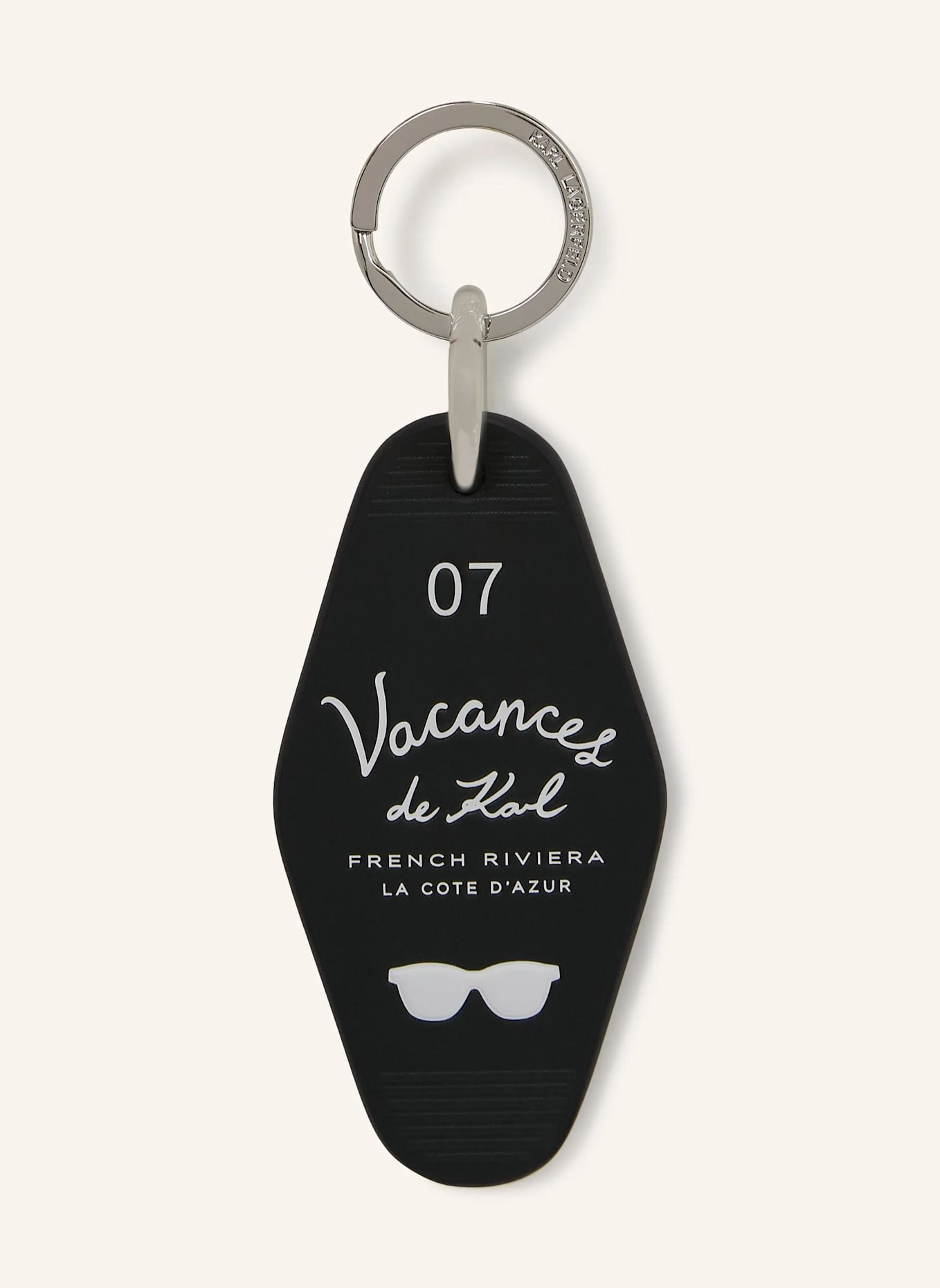 KARL LAGERFELD Schlüsselanhänger: DUNKELGRÜN