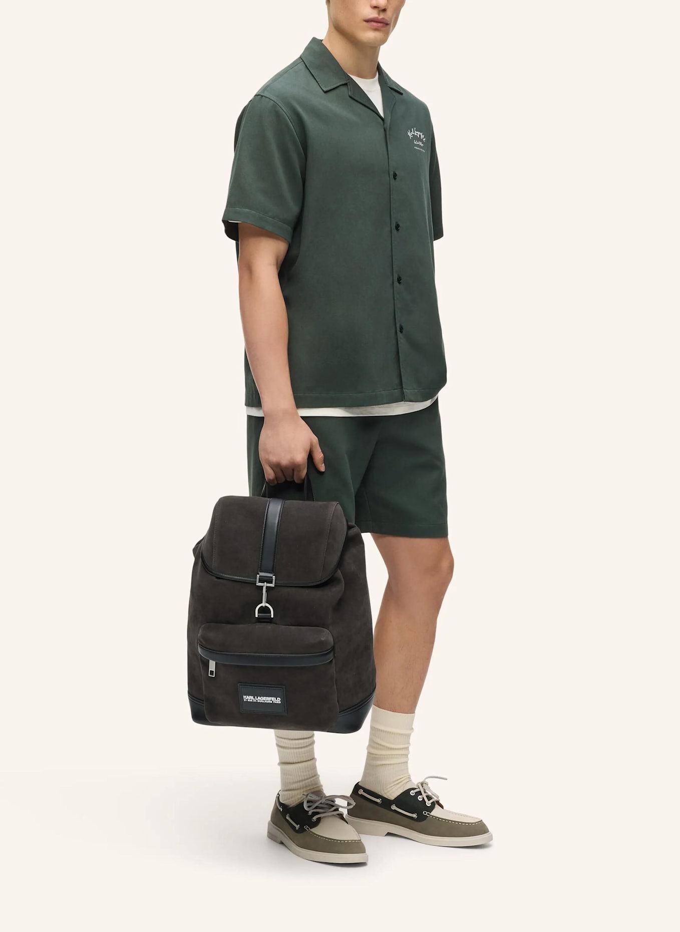 KARL LAGERFELD Rucksack: BRAUN