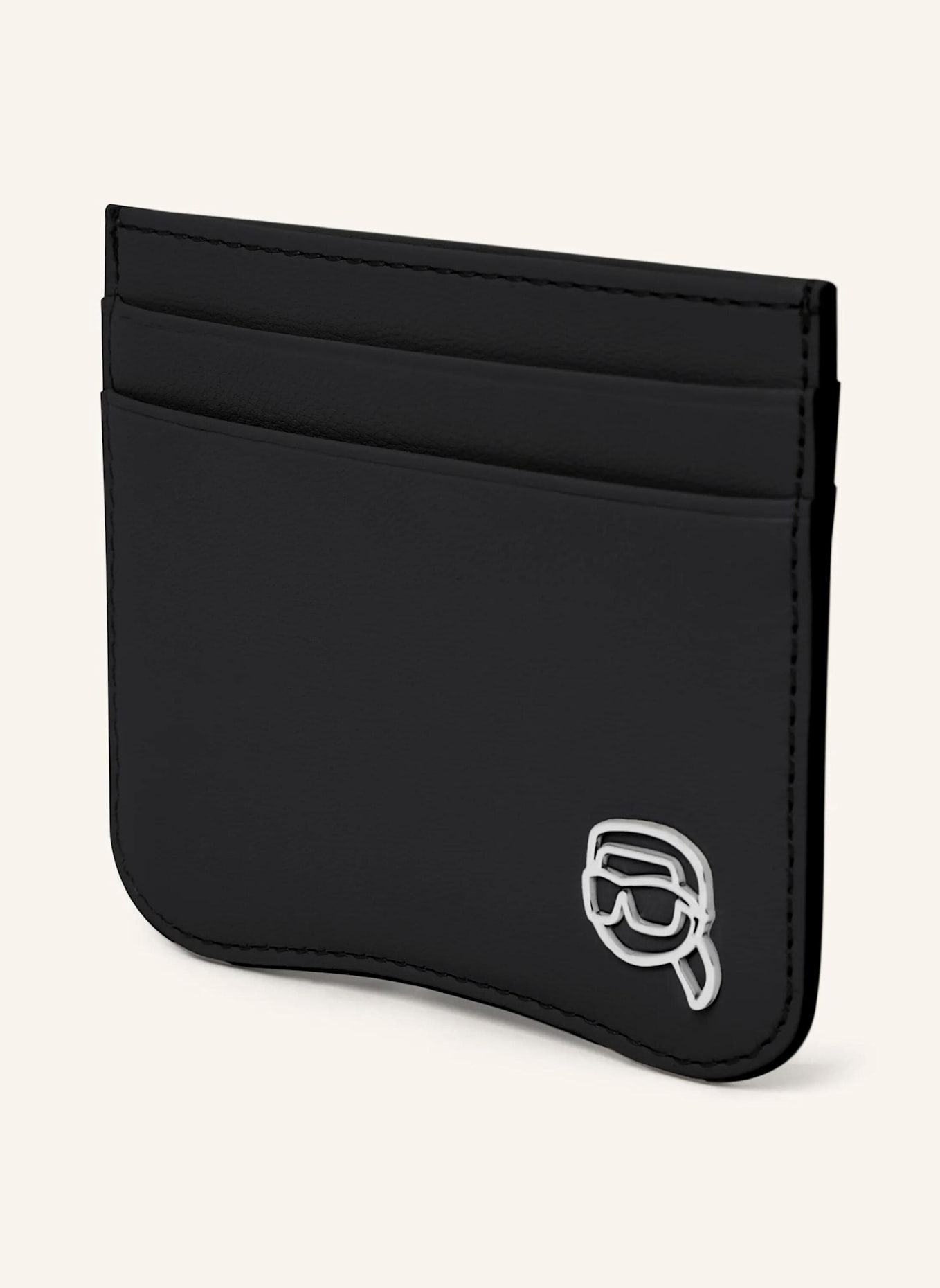 KARL LAGERFELD Kartenetui: SCHWARZ