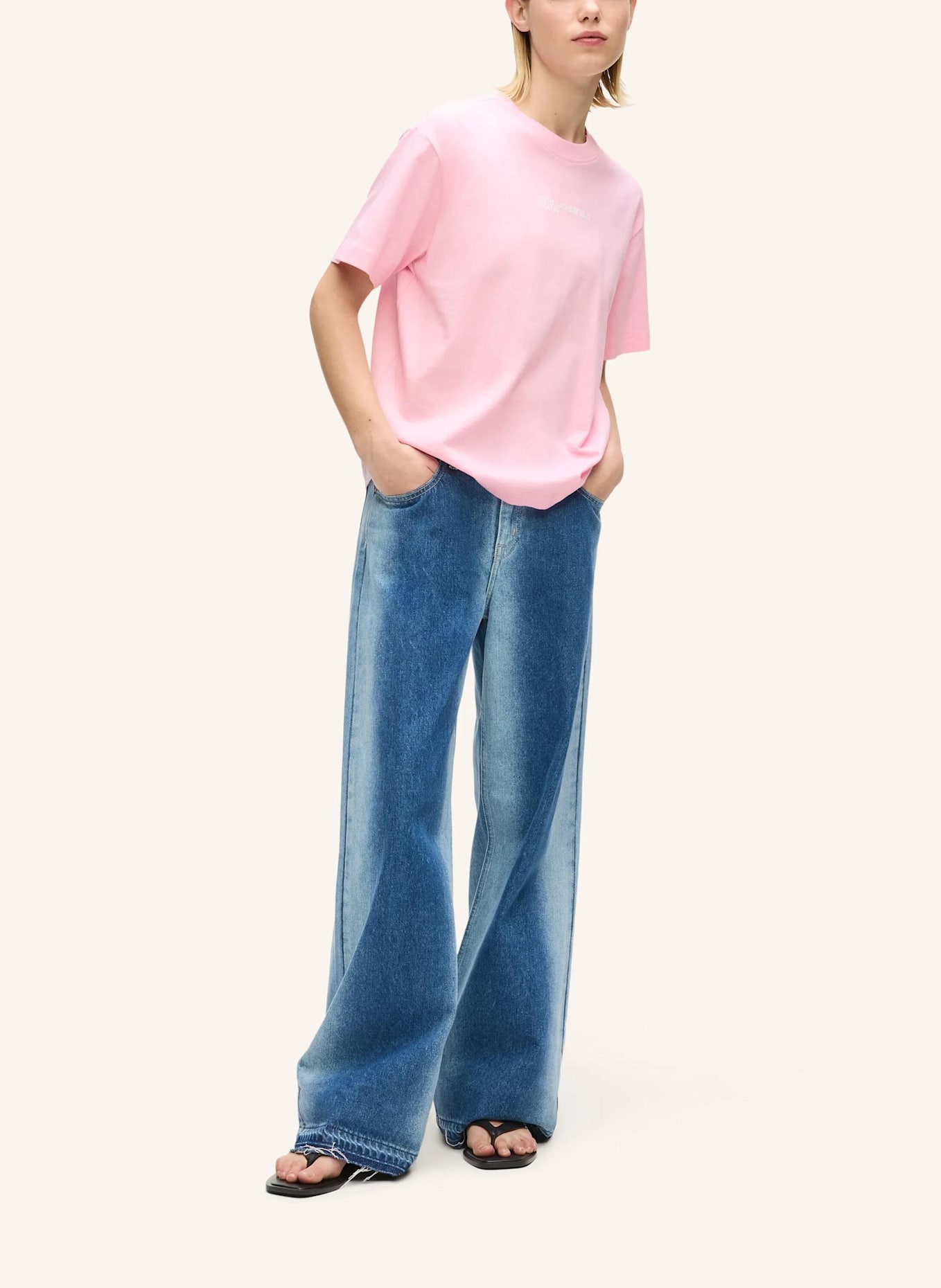 KARL LAGERFELD JEANS T-shirt: PINK