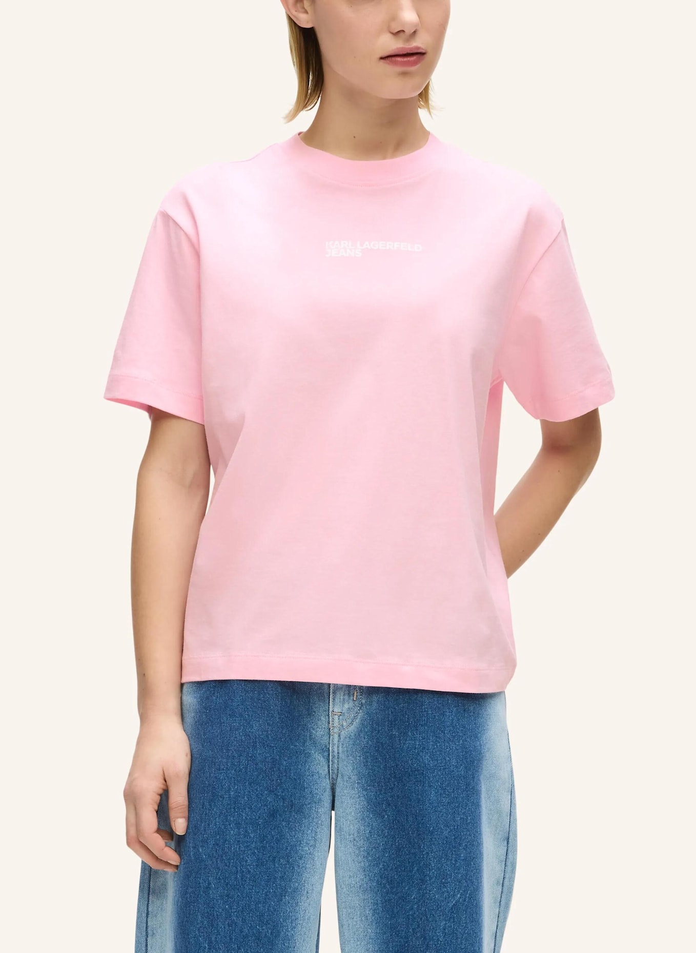 KARL LAGERFELD JEANS T-shirt: PINK
