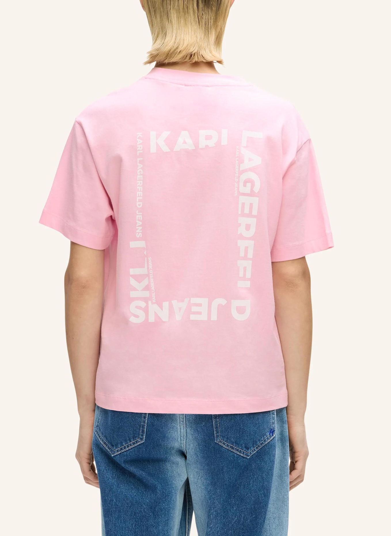 KARL LAGERFELD JEANS T-shirt: PINK