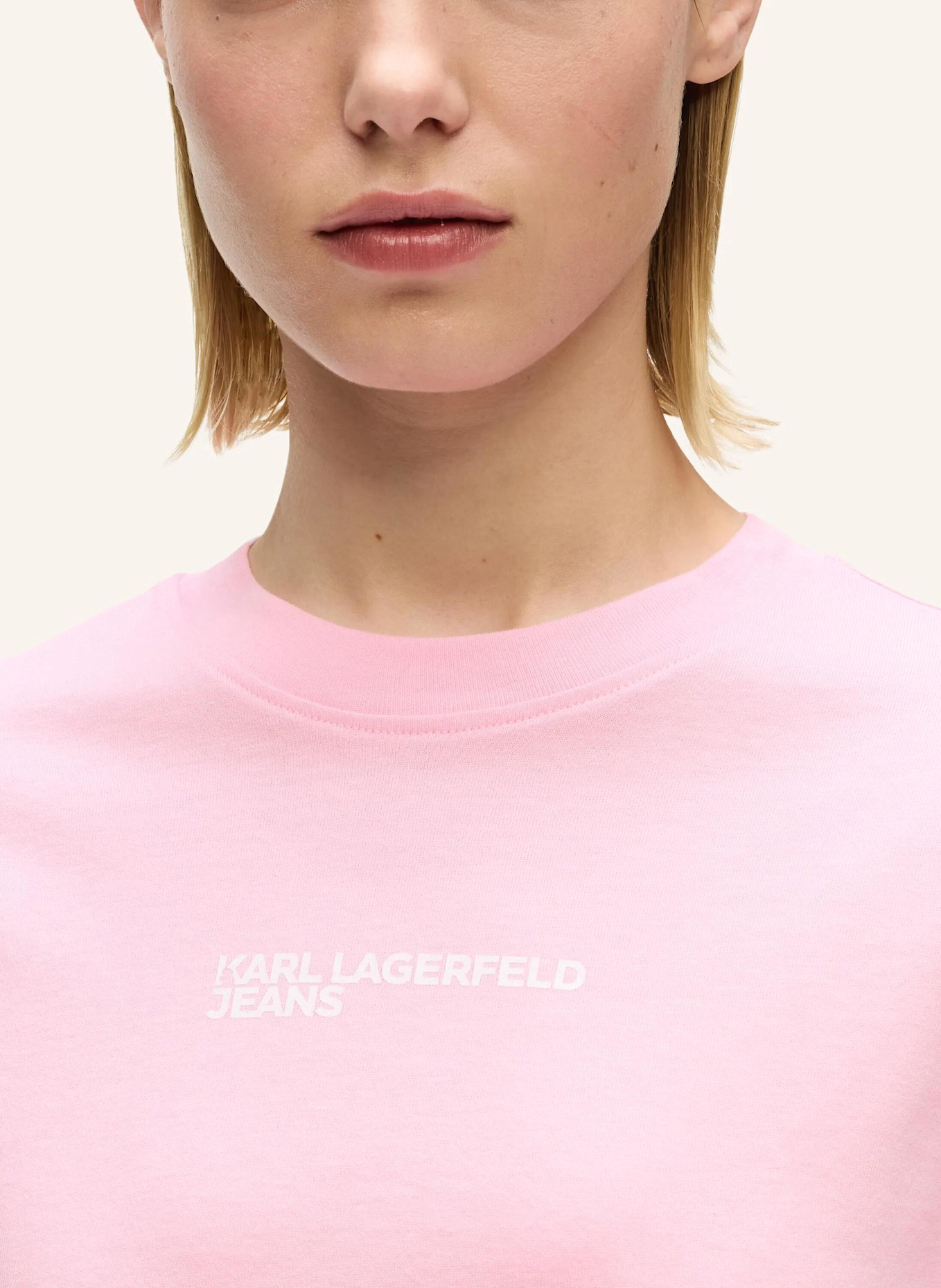 KARL LAGERFELD JEANS T-shirt: PINK
