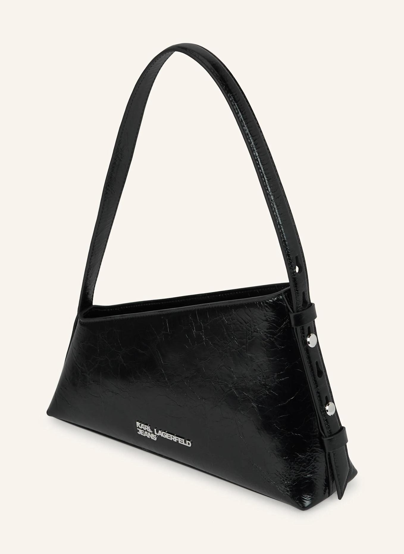 KARL LAGERFELD JEANS Schultertasche: SCHWARZ