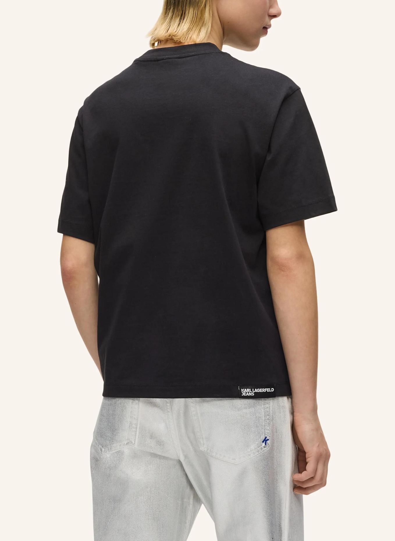 KARL LAGERFELD JEANS T-shirt: SCHWARZ