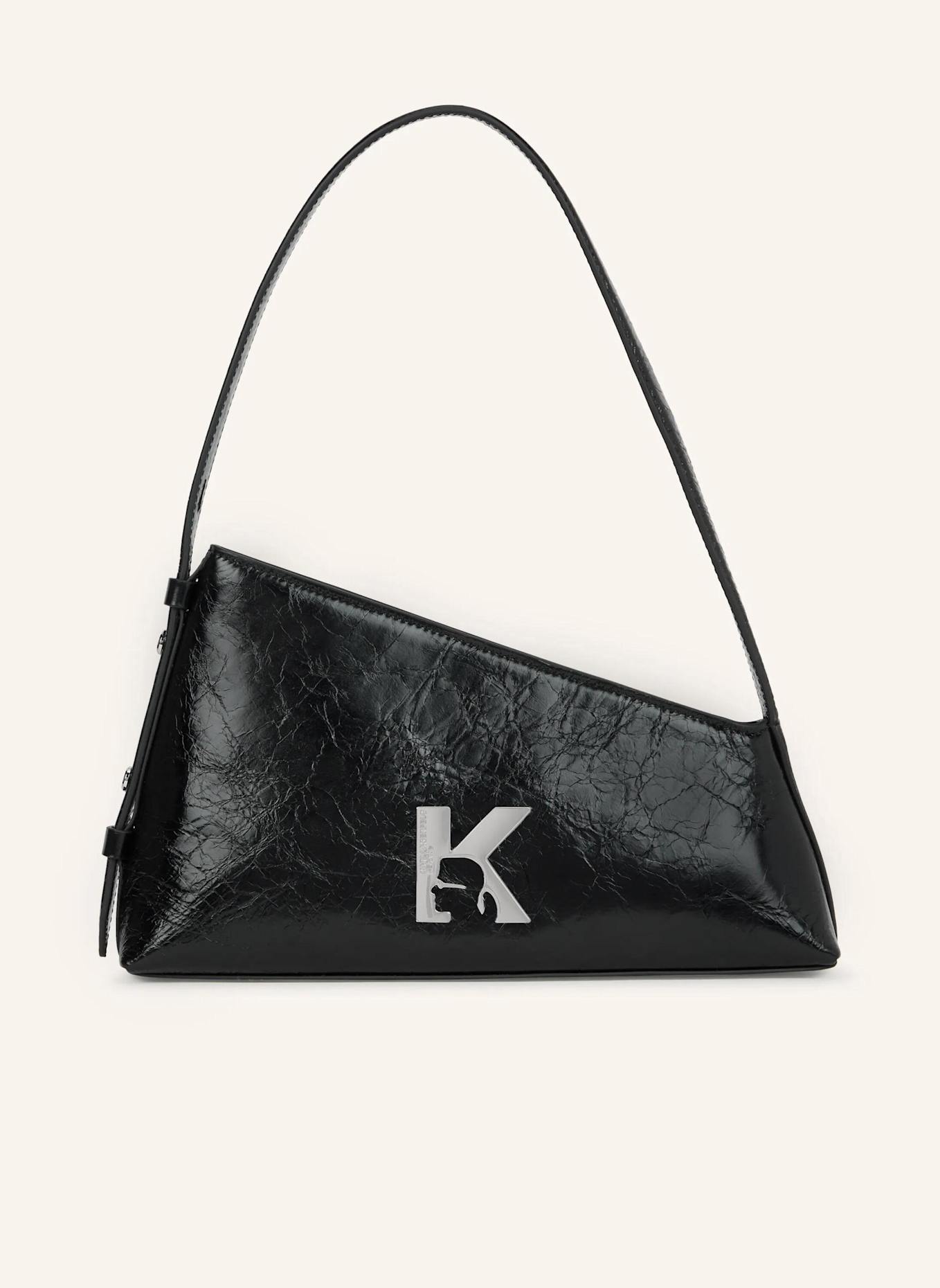 KARL LAGERFELD JEANS Schultertasche: SCHWARZ