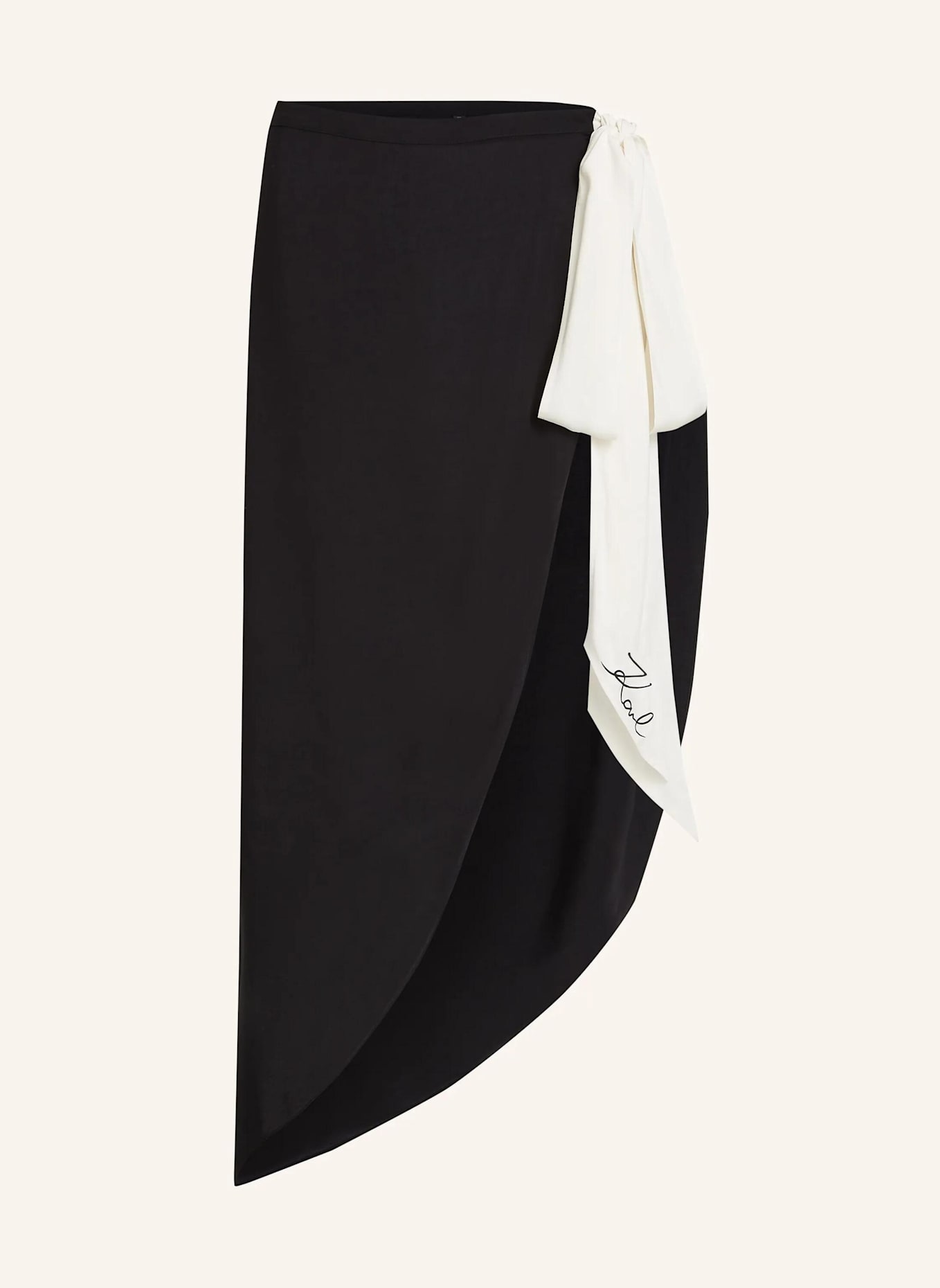 KARL LAGERFELD Pareo: SCHWARZ
