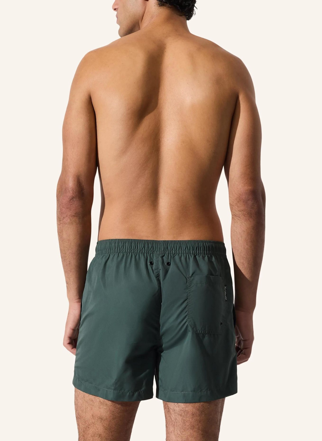 KARL LAGERFELD Bikini-Hose: DUNKELGRÜN