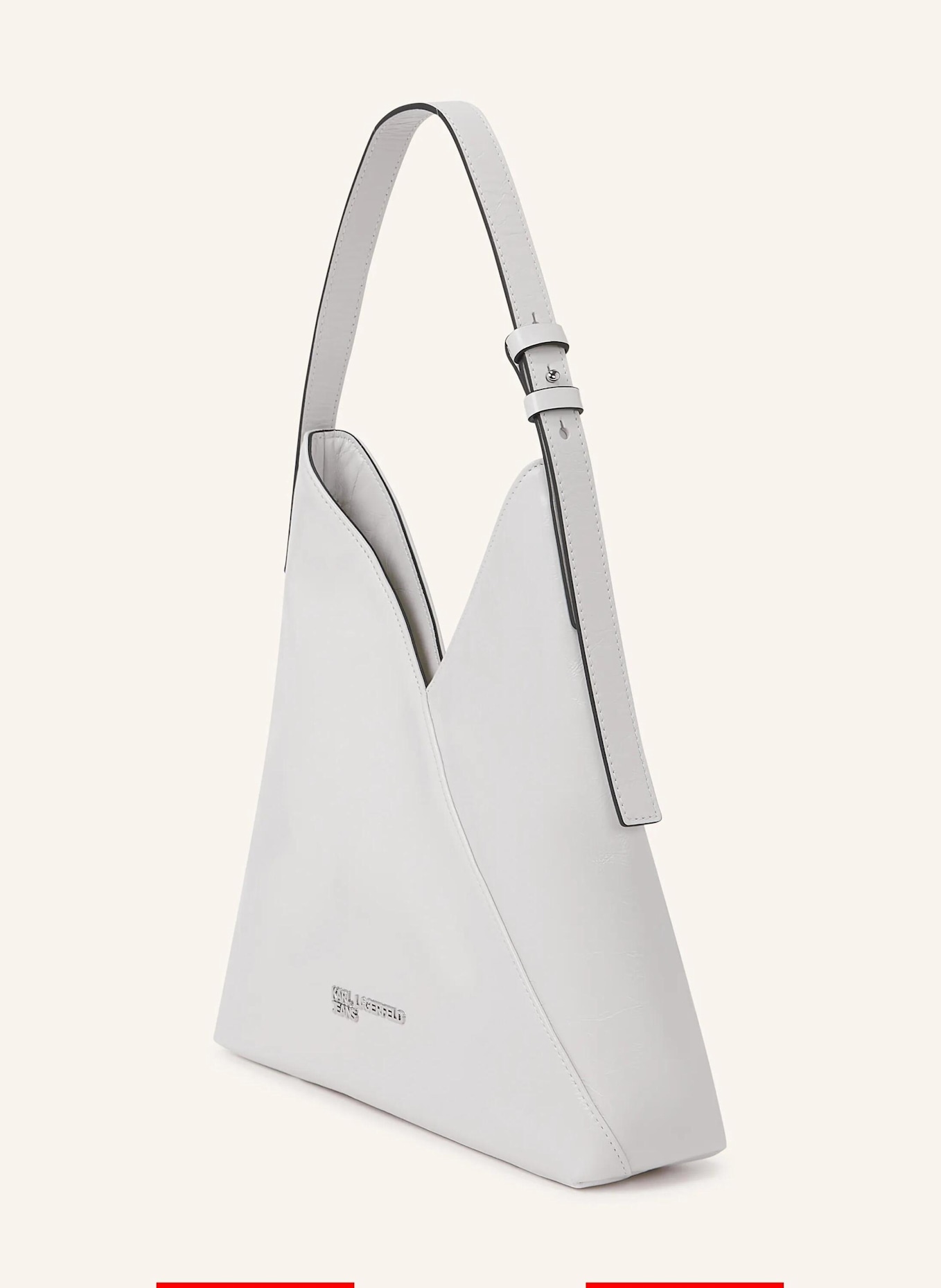 KARL LAGERFELD JEANS Handtasche: WEISS