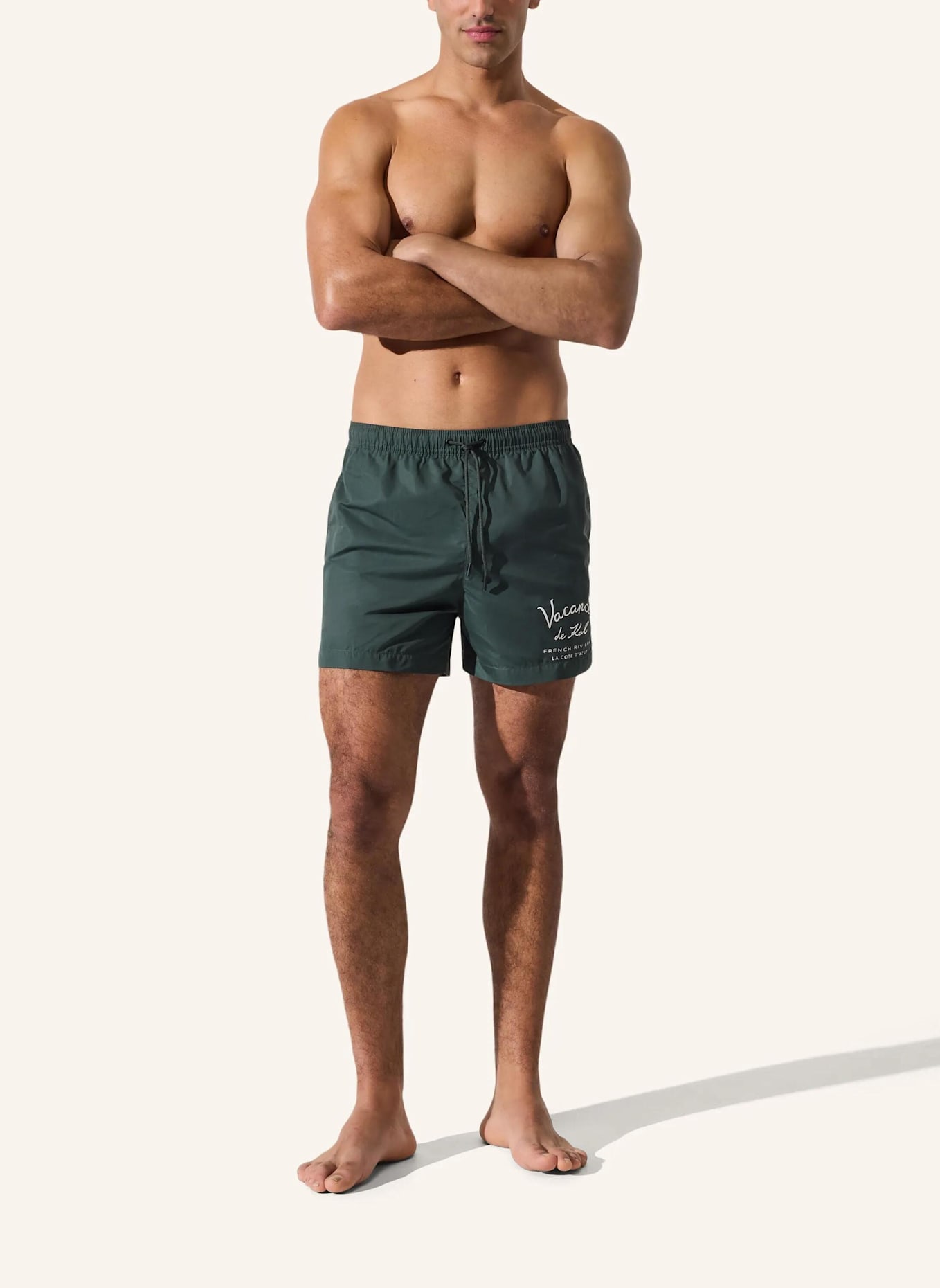 KARL LAGERFELD Bikini-Hose: DUNKELGRÜN