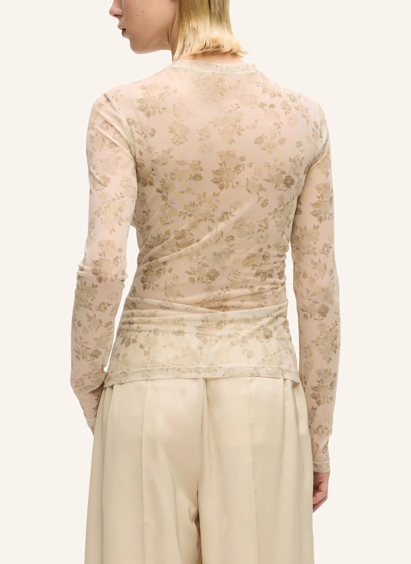 KARL LAGERFELD JEANS T-shirt: BEIGE