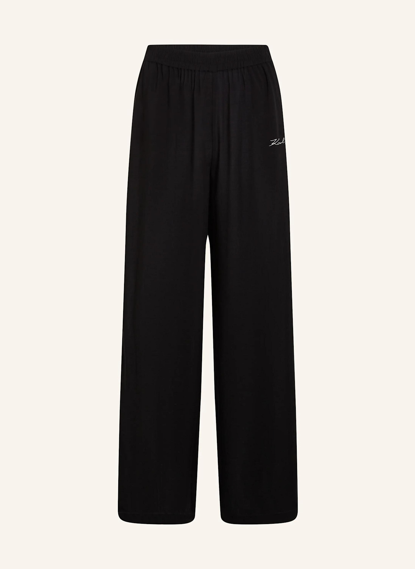 KARL LAGERFELD Badeshorts: SCHWARZ