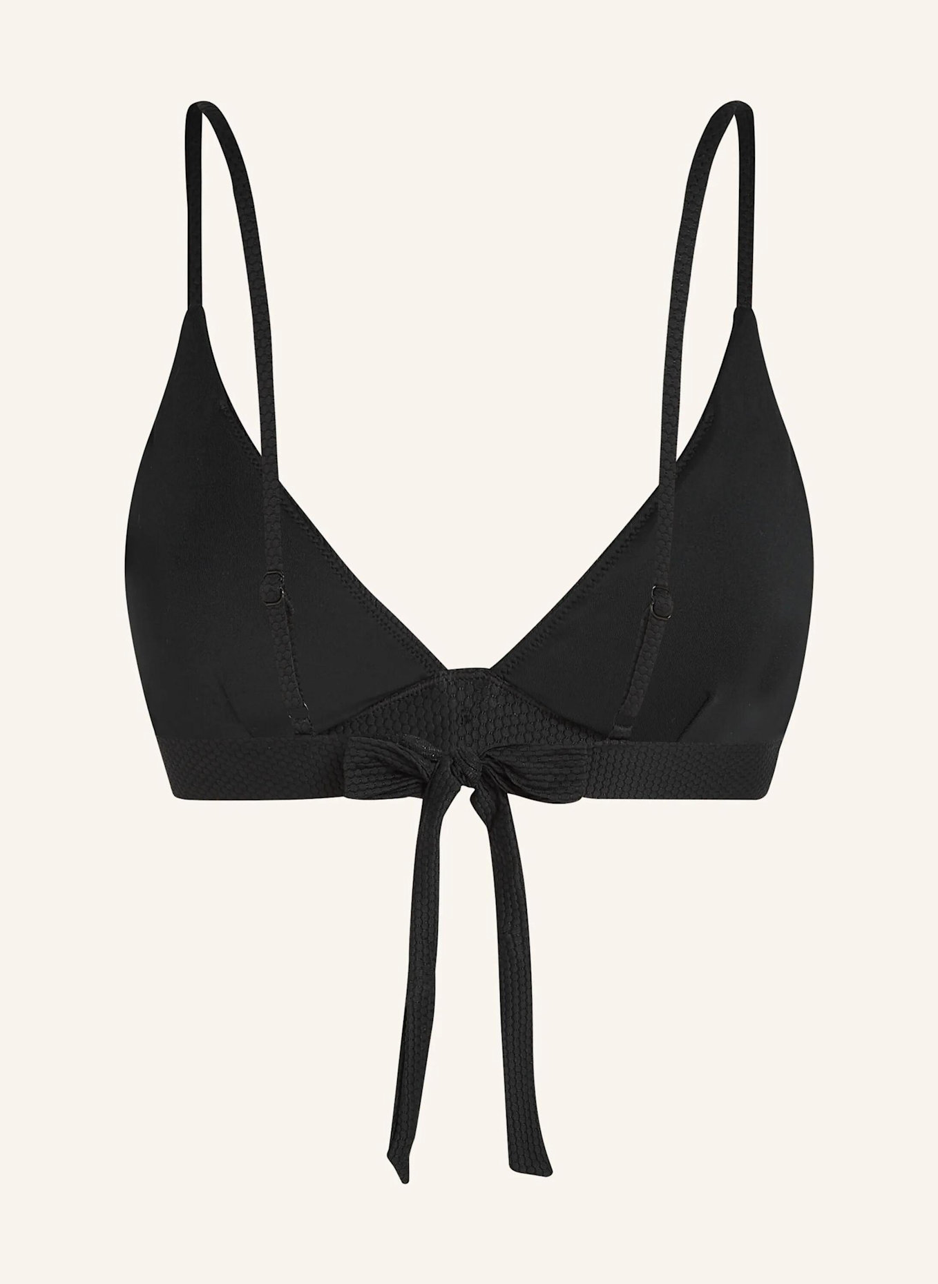 KARL LAGERFELD Bikini-Top: SCHWARZ