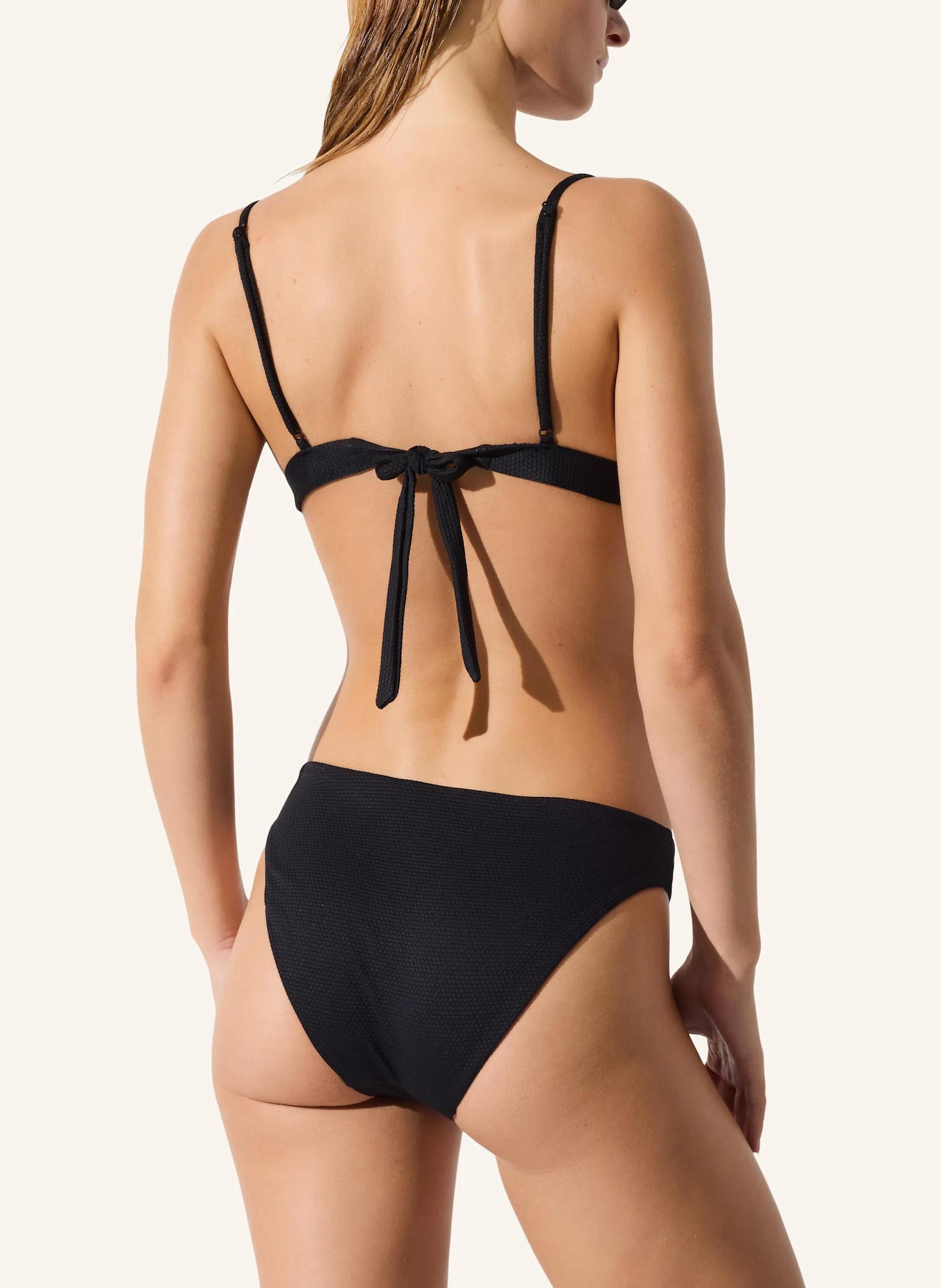 KARL LAGERFELD Bikini-Top: SCHWARZ
