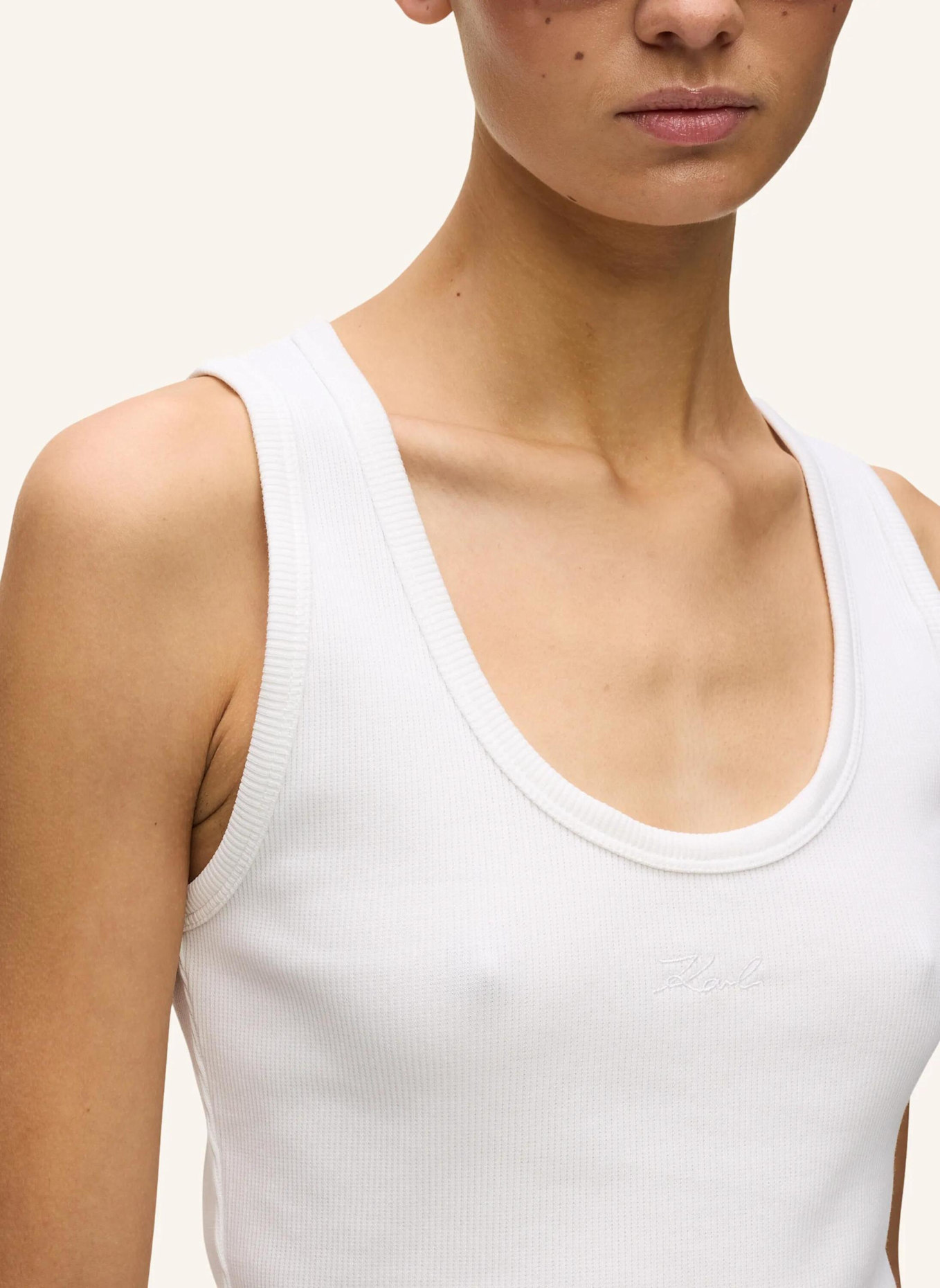 KARL LAGERFELD Unterhemd: WEISS