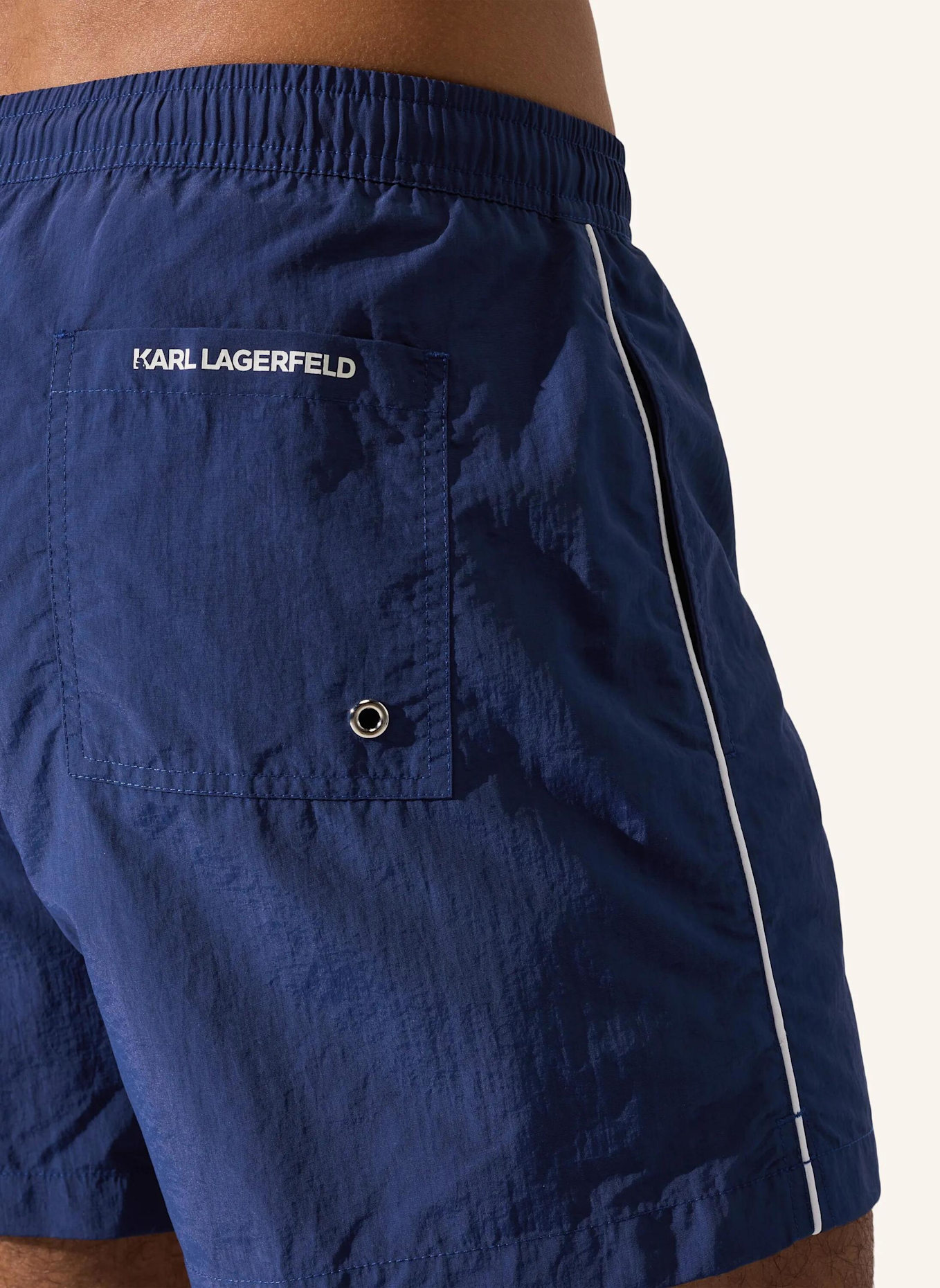 KARL LAGERFELD Bikini-Hose: DUNKELBLAU